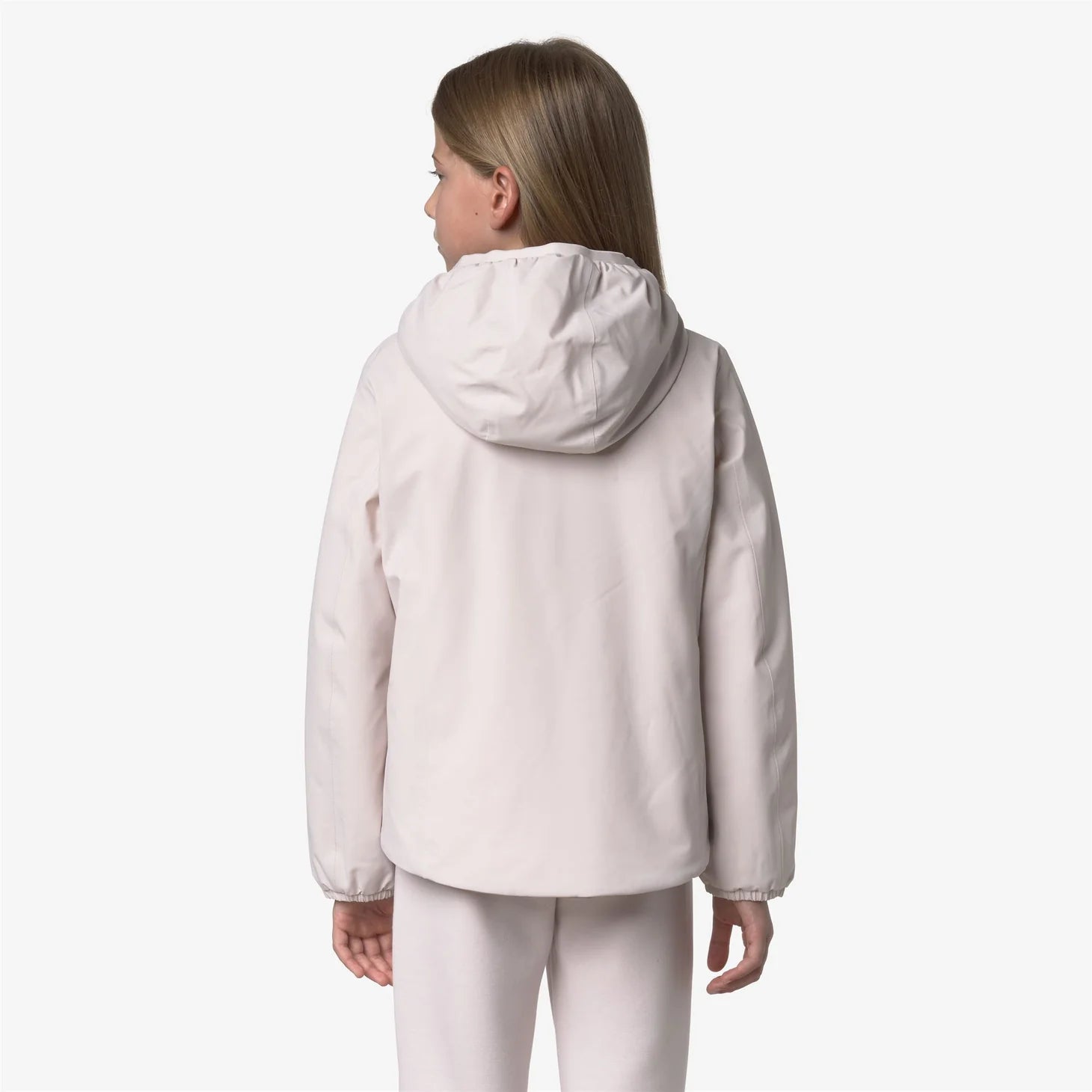 GIUBBINO REVERSIBILE ROSA CHIARO/ROSA CIPOLLA K - WAY - Angel Luxury