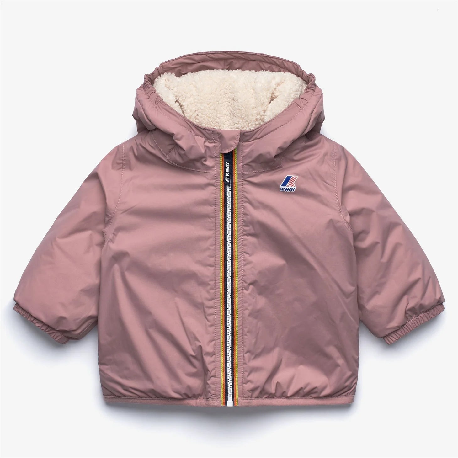 GIUBBINO ROSA TEDDY K - WAY - Angel Luxury