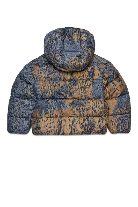 GIUBBINO SFUMATO BLU/BEIGE DIESEL - Angel Luxury