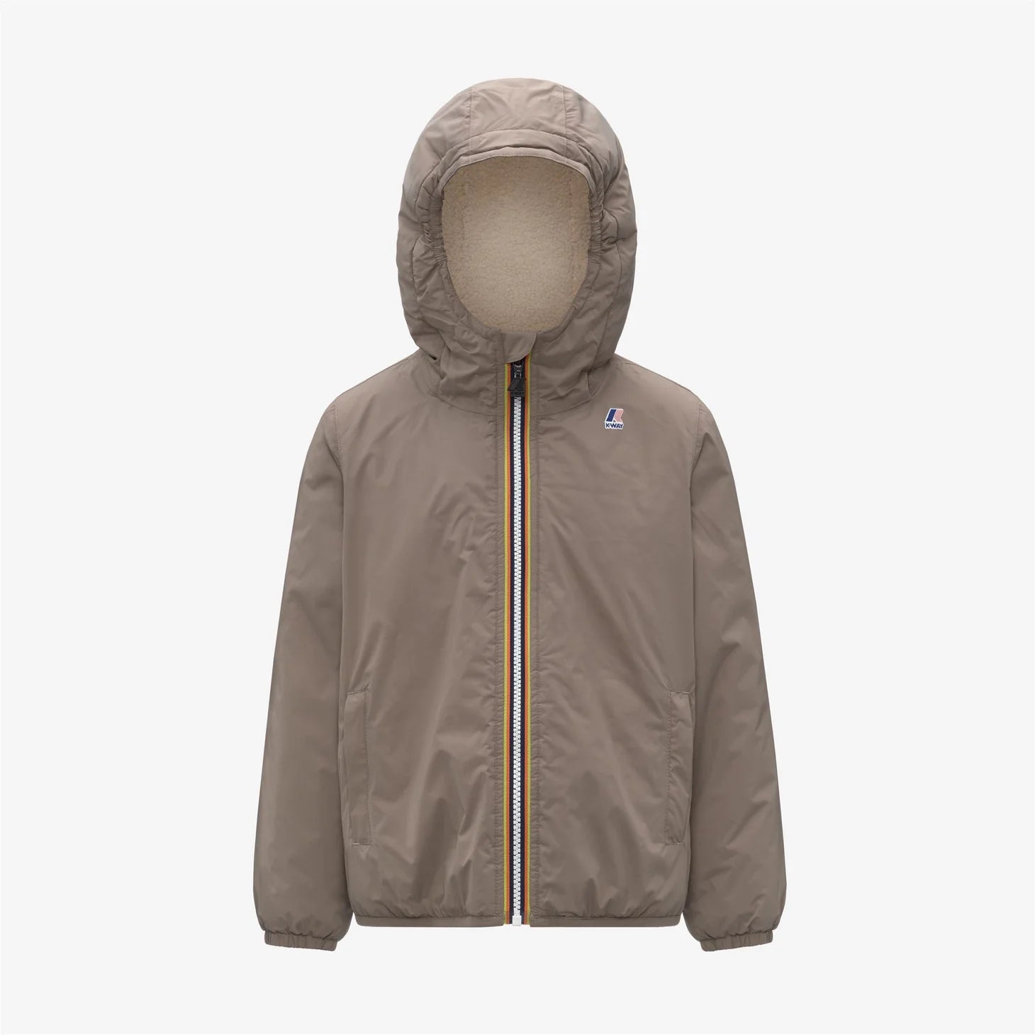 GIUBBINO TEDDY BEIGE TAUPE K - WAY - Angel Luxury
