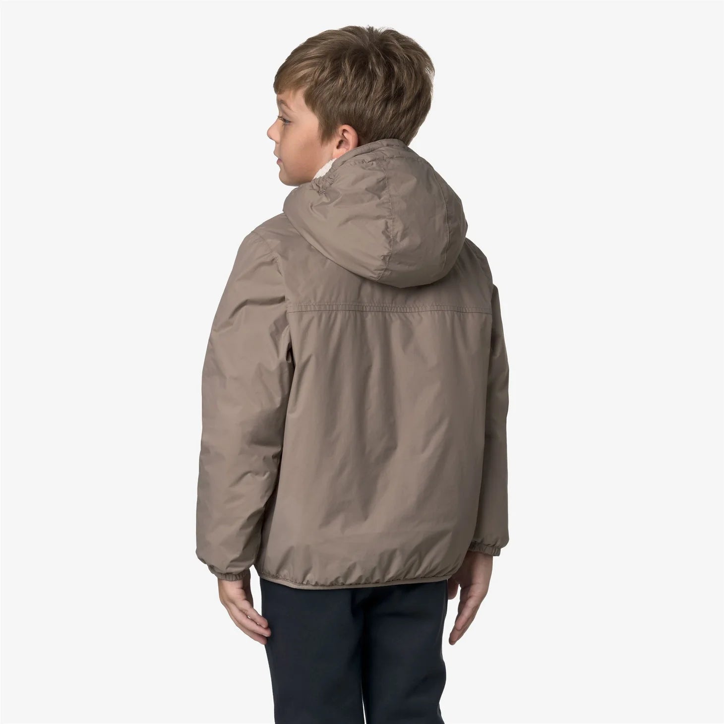 GIUBBINO TEDDY BEIGE TAUPE K - WAY - Angel Luxury