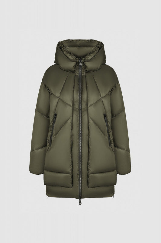 GIUBBINO VERDE LUNGO CANADIAN - Angel Luxury