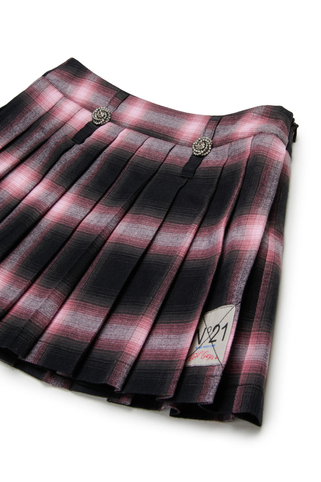 GONNA A QUADRI NERA/ROSA N21 - Angel Luxury