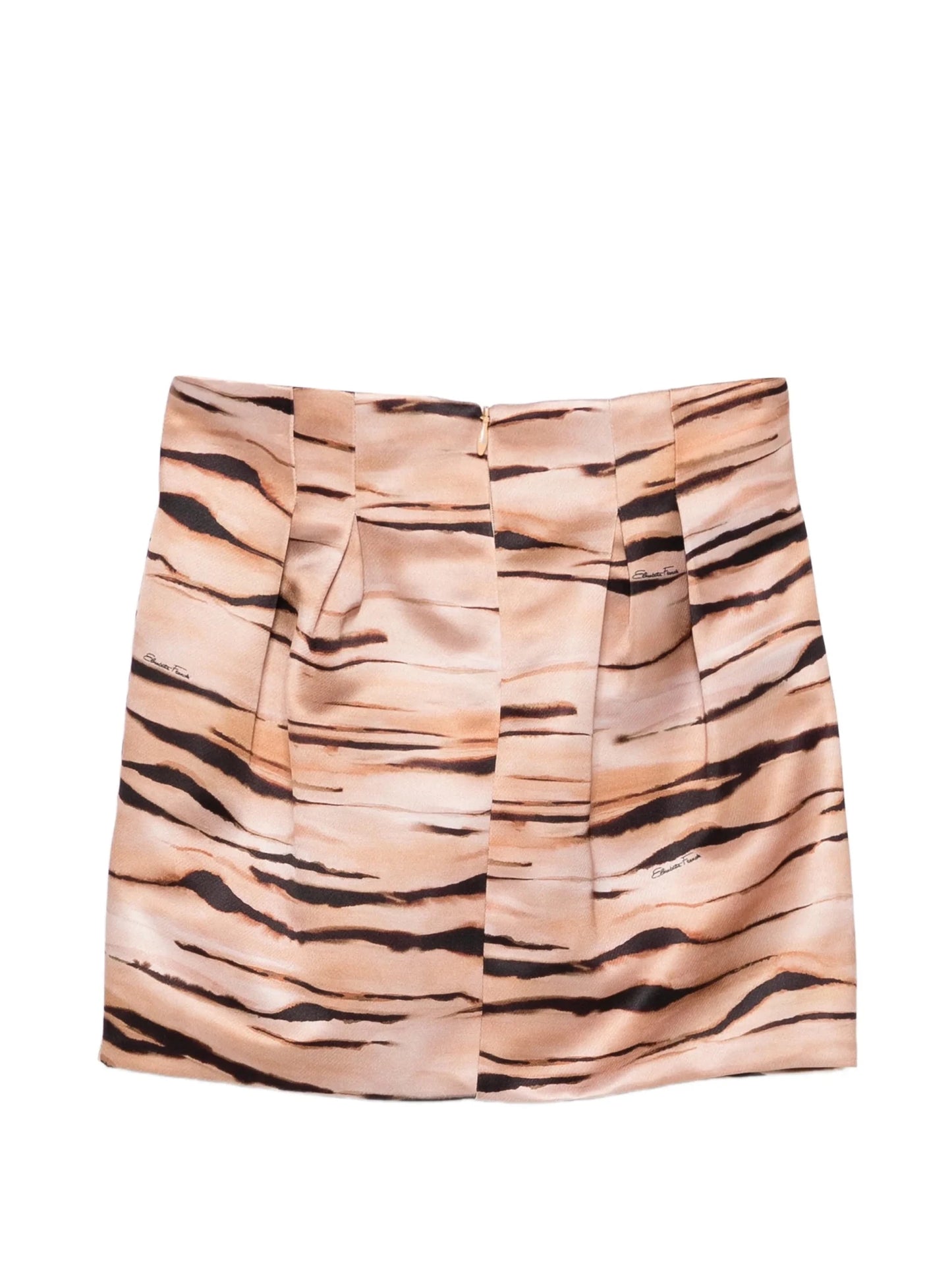 GONNA ANIMALIER PLISSETTATA ELISABETTA FRANCHI - Angel Luxury