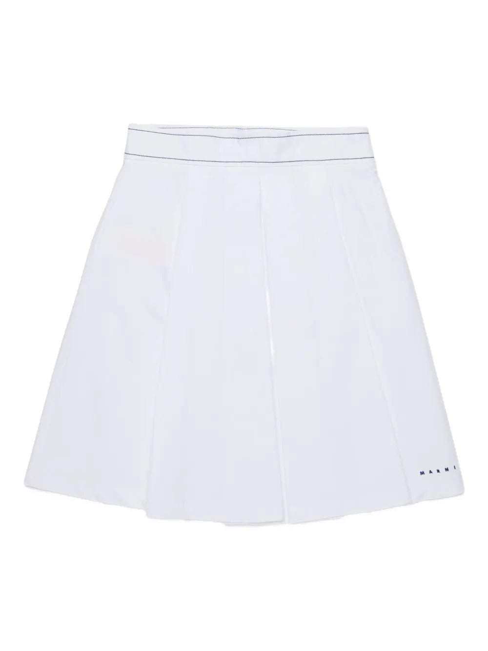 GONNA BIANCA CON CUCITURE NERE MARNI - Angel Luxury
