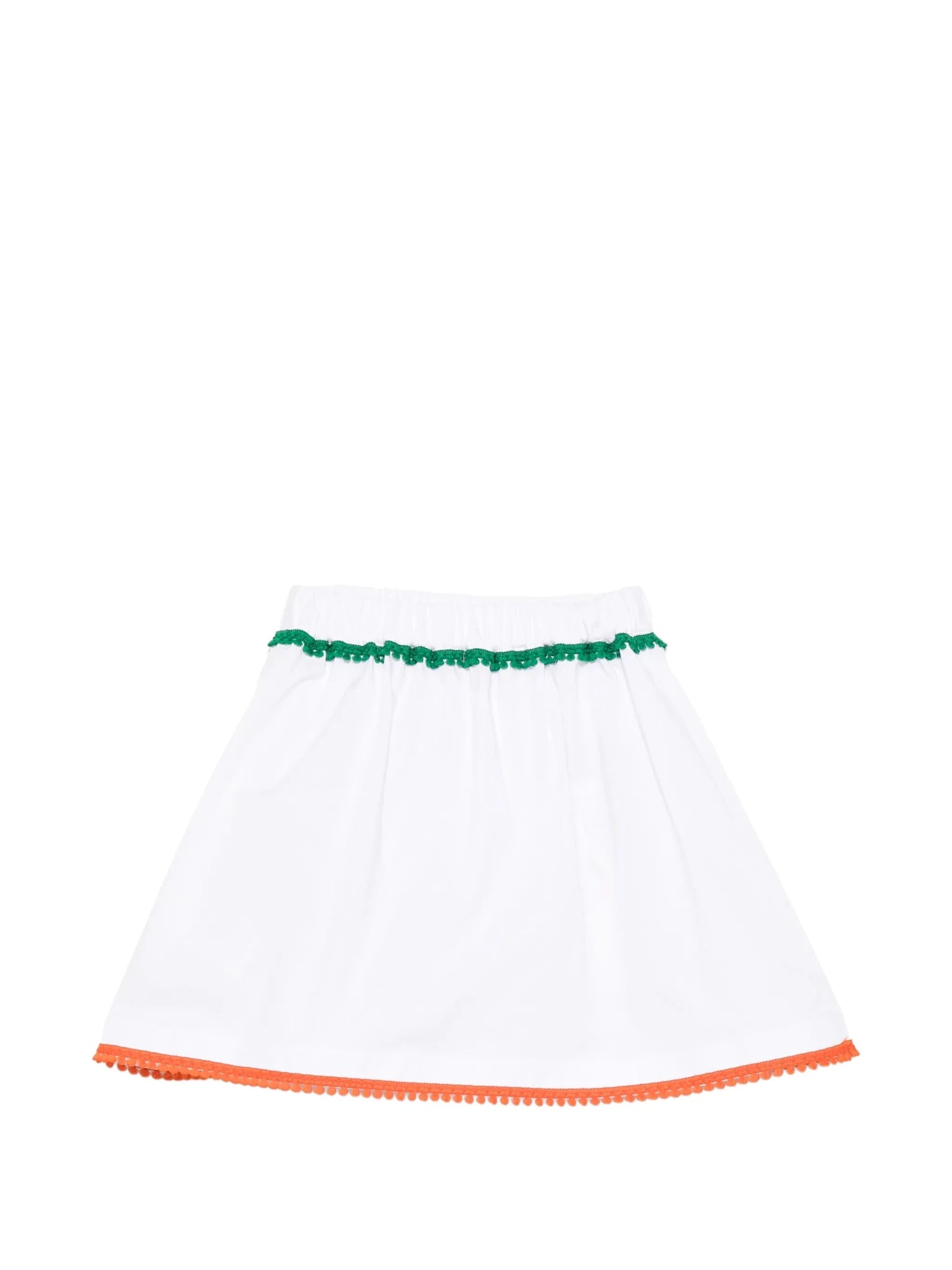 GONNA BIANCA CON RICAMO STELLA JEAN - Angel Luxury