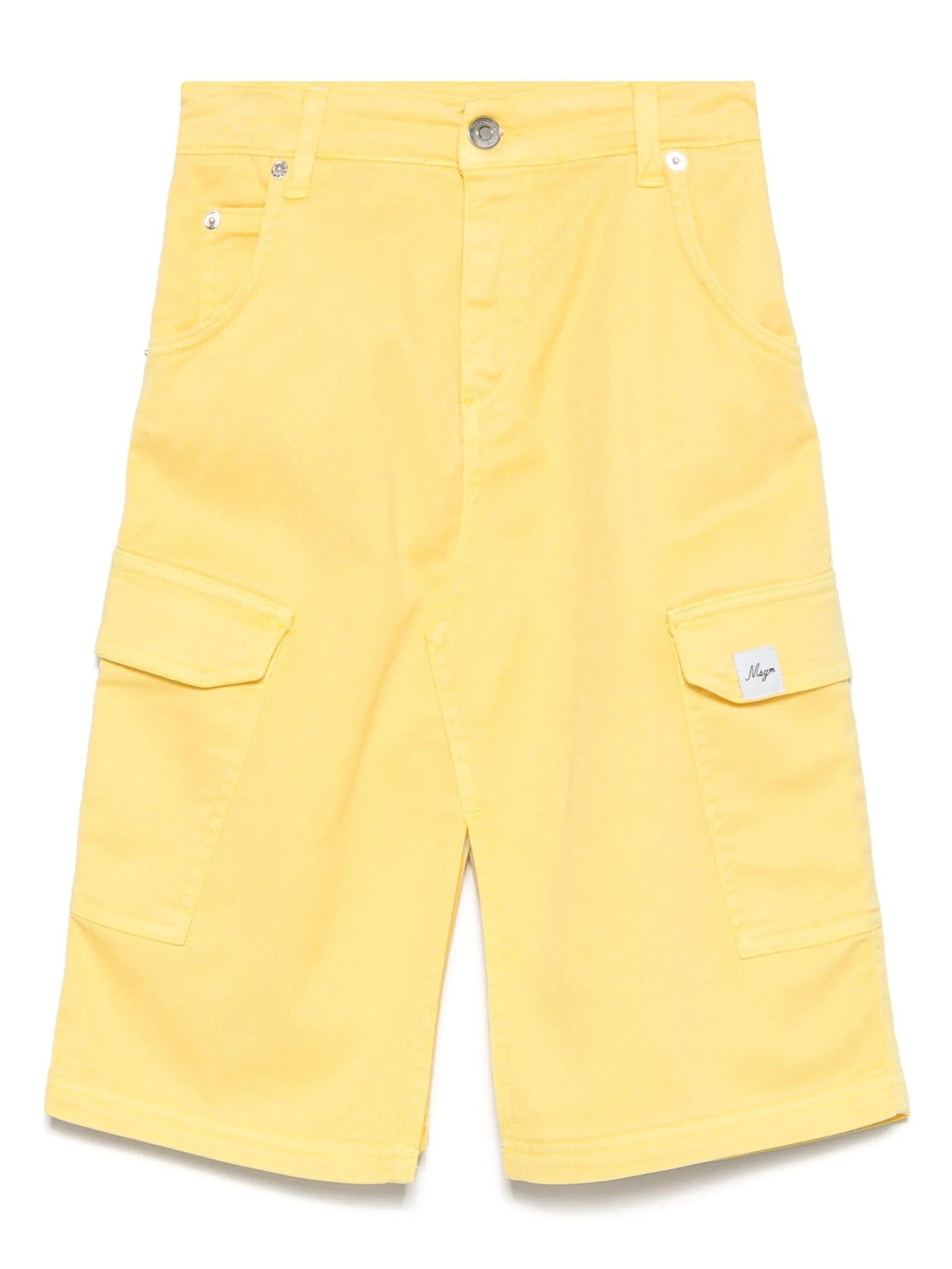 GONNA IN DENIM GIALLO MSGM - Angel Luxury