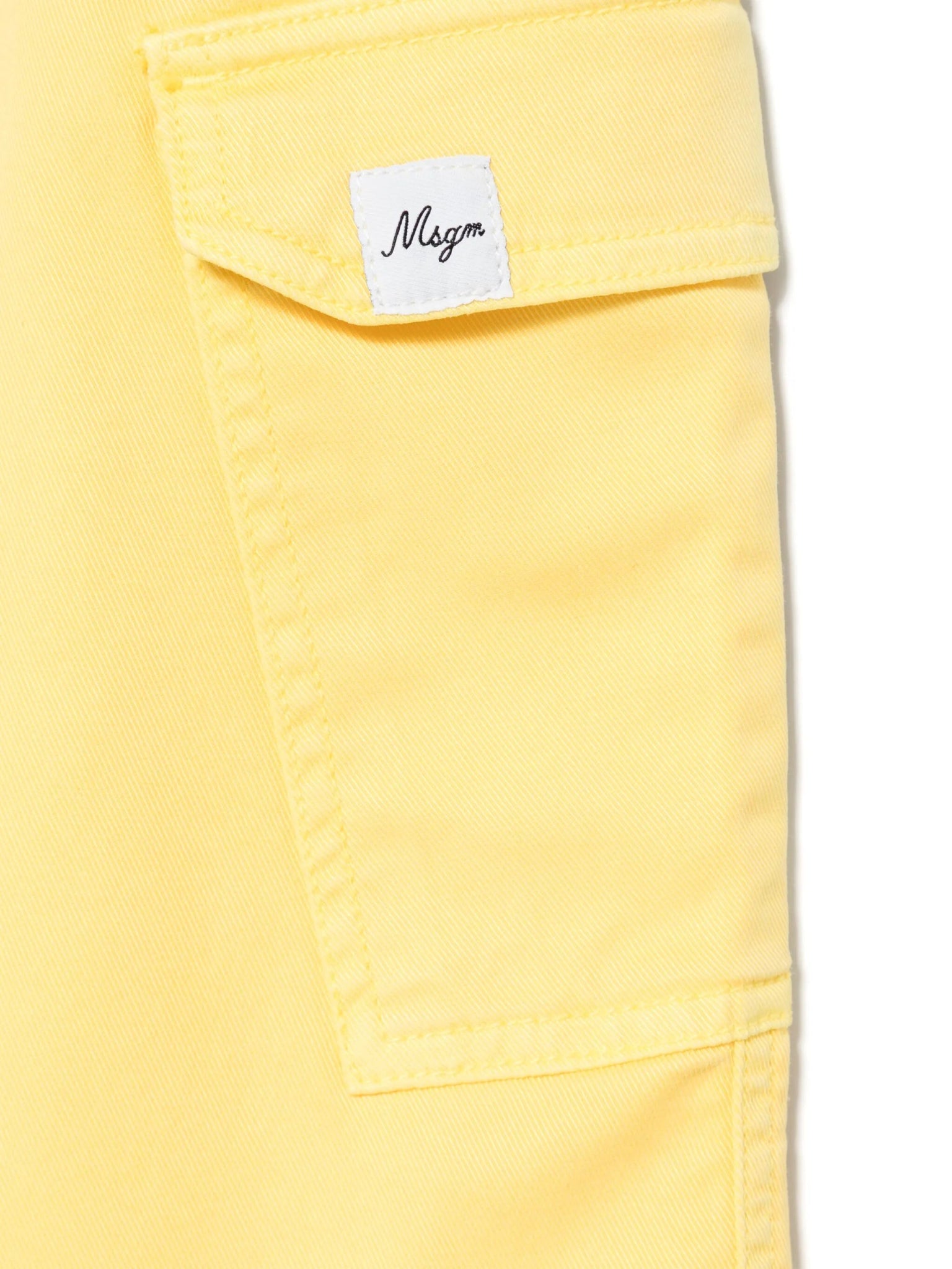 GONNA IN DENIM GIALLO MSGM - Angel Luxury