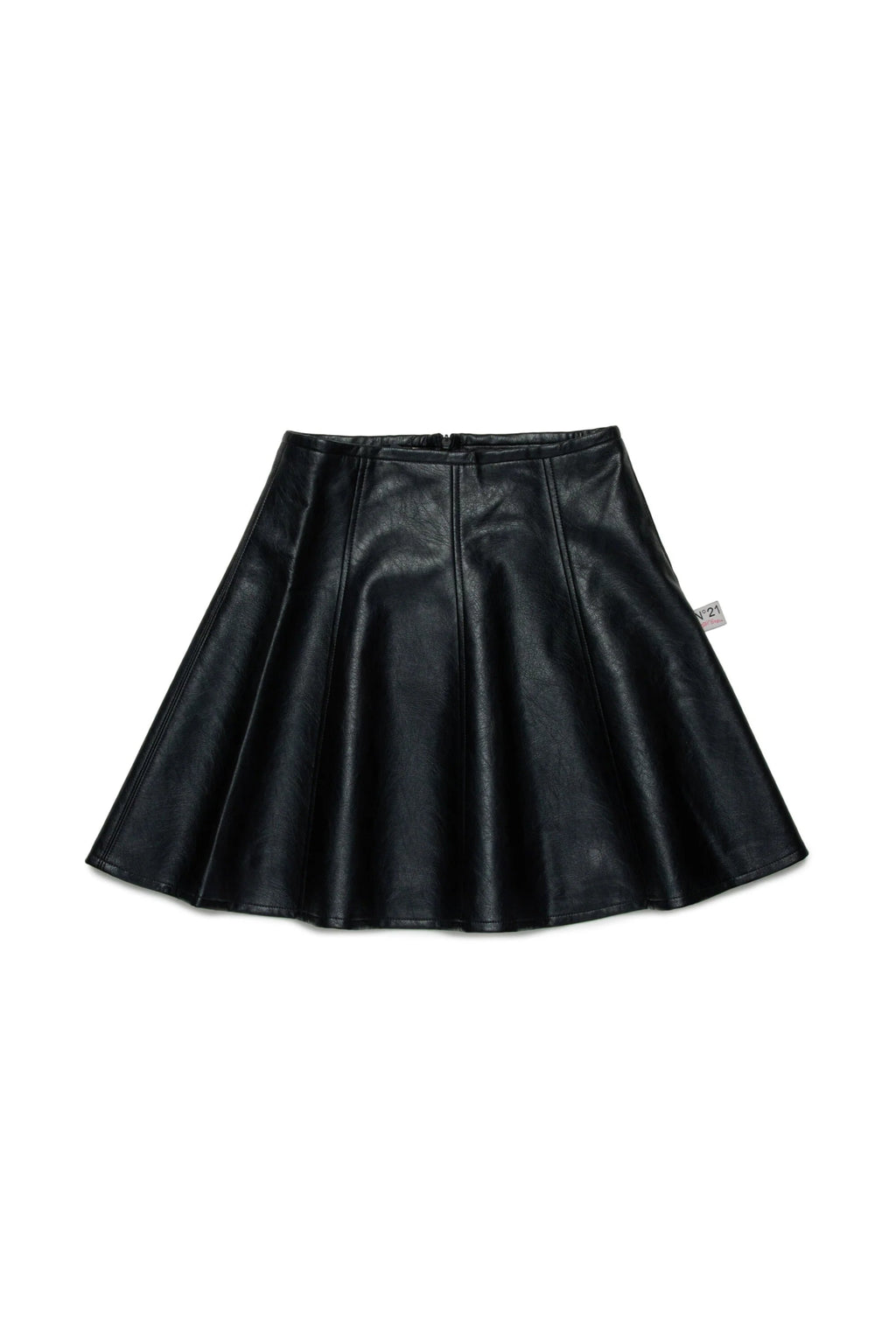 GONNA IN ECOPELLE NERA N21 - Angel Luxury