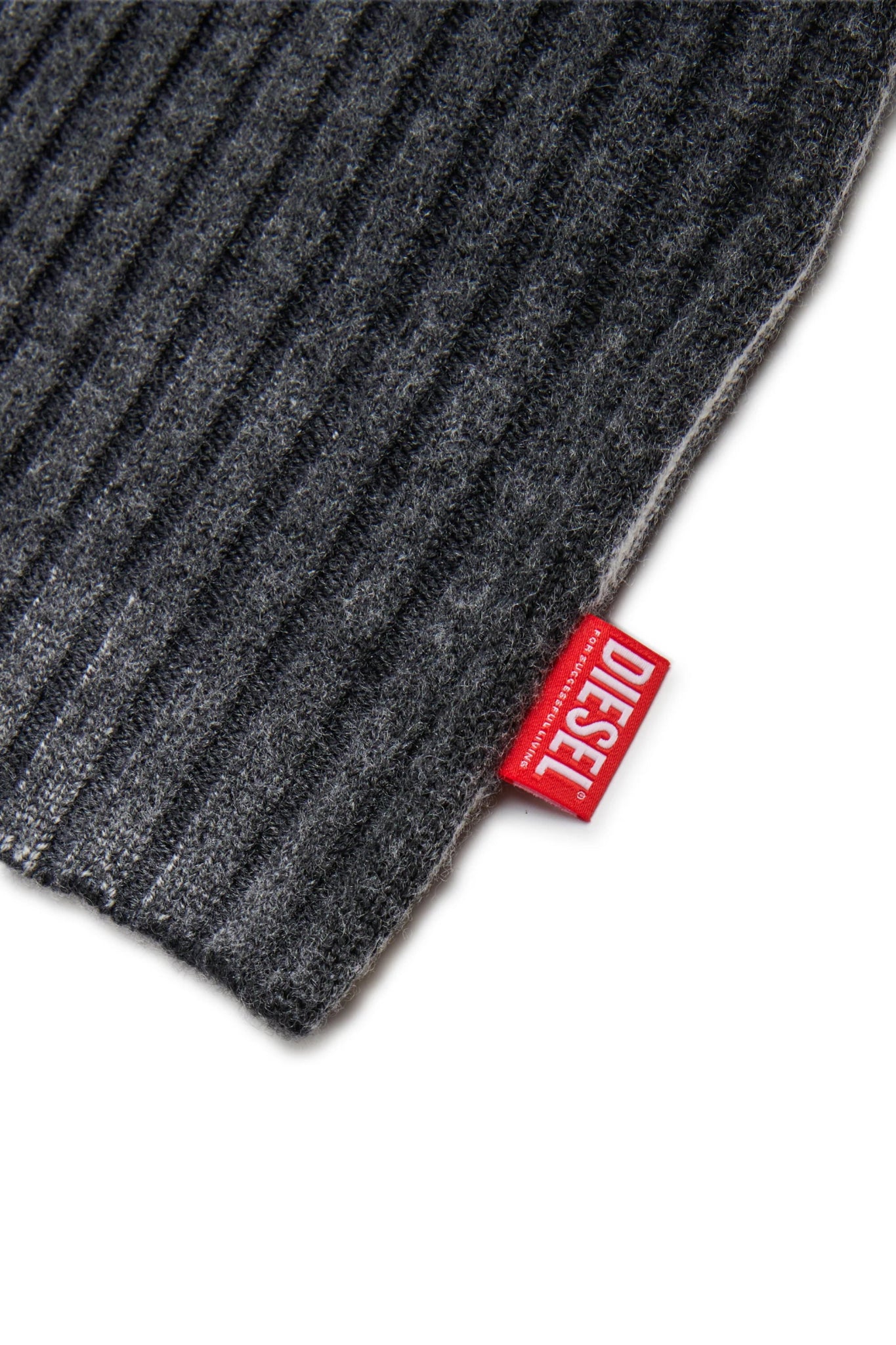 GONNA IN LANA CON ZIP GRIGIO SCURO DIESEL - Angel Luxury