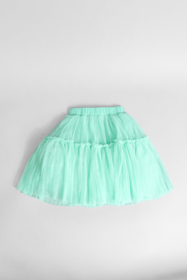 Gonna in tulle menta Twinset - Angel Luxury