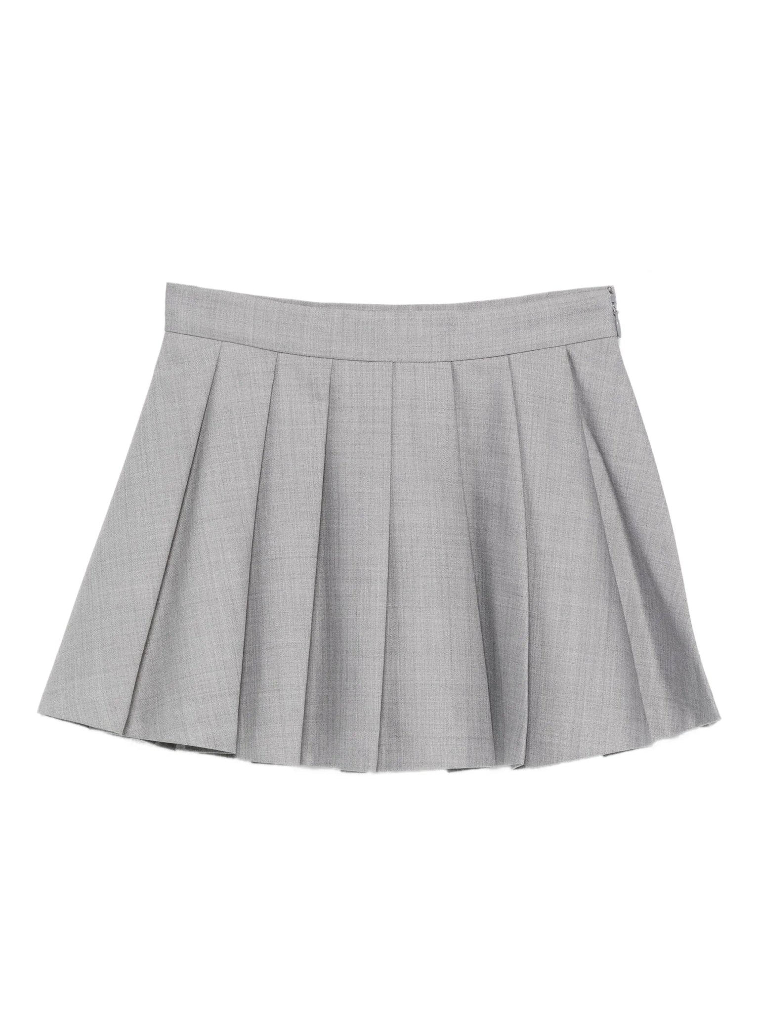 GONNA PLISSETTATA GRIGIA CON RICAMO PINKO - Angel Luxury