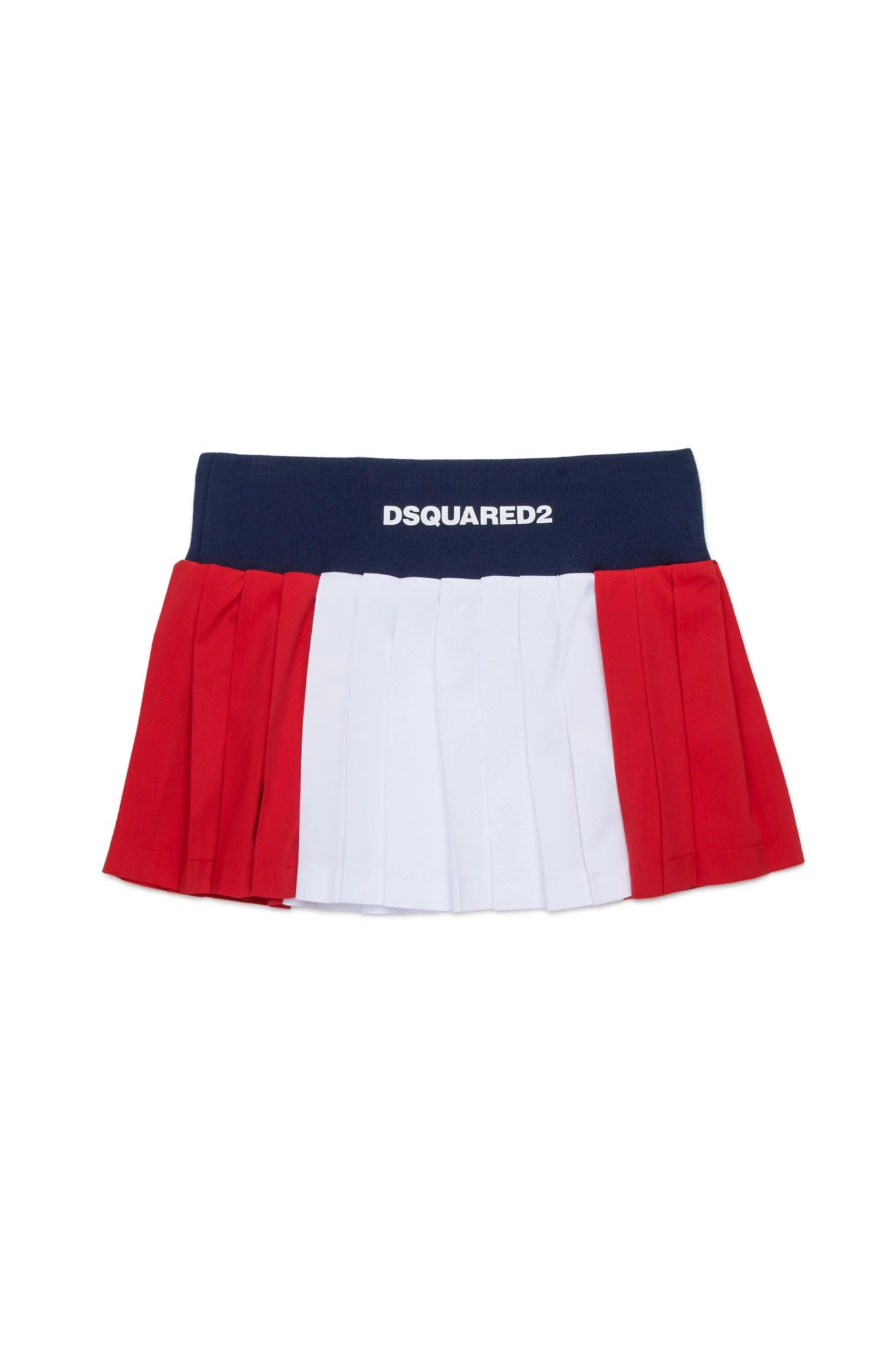 GONNA PLISSETTATA ROSSA/BIANCA DSQUARED2 - Angel Luxury