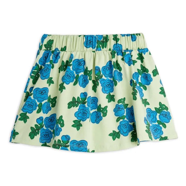 GONNA VERDE CON FIORI BLU MINI RODINI - Angel Luxury