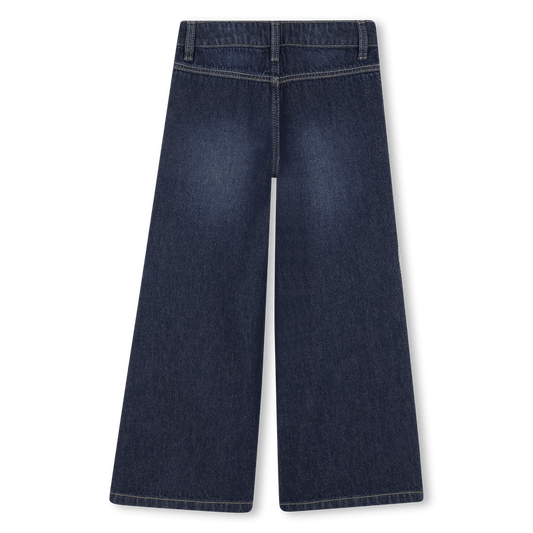 JEANS A ZAMPA CON STRASS ROSA BILLIEBLUSH - Angel Luxury