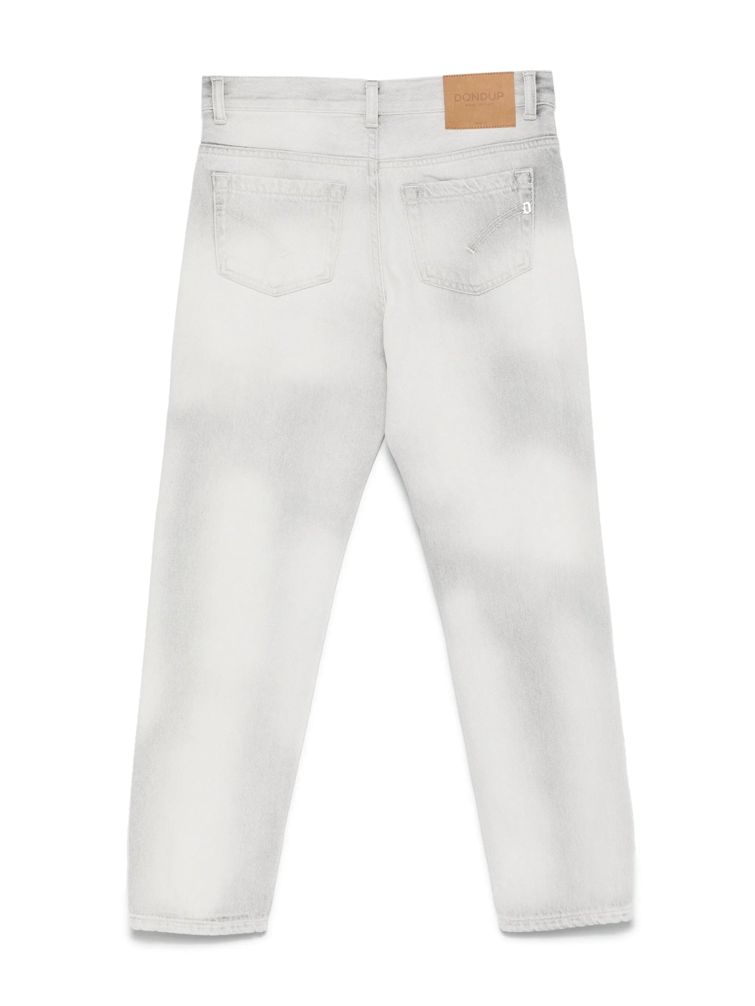 JEANS AFFUSOLATI IN DENIM GRIGIO DONDUP - Angel Luxury