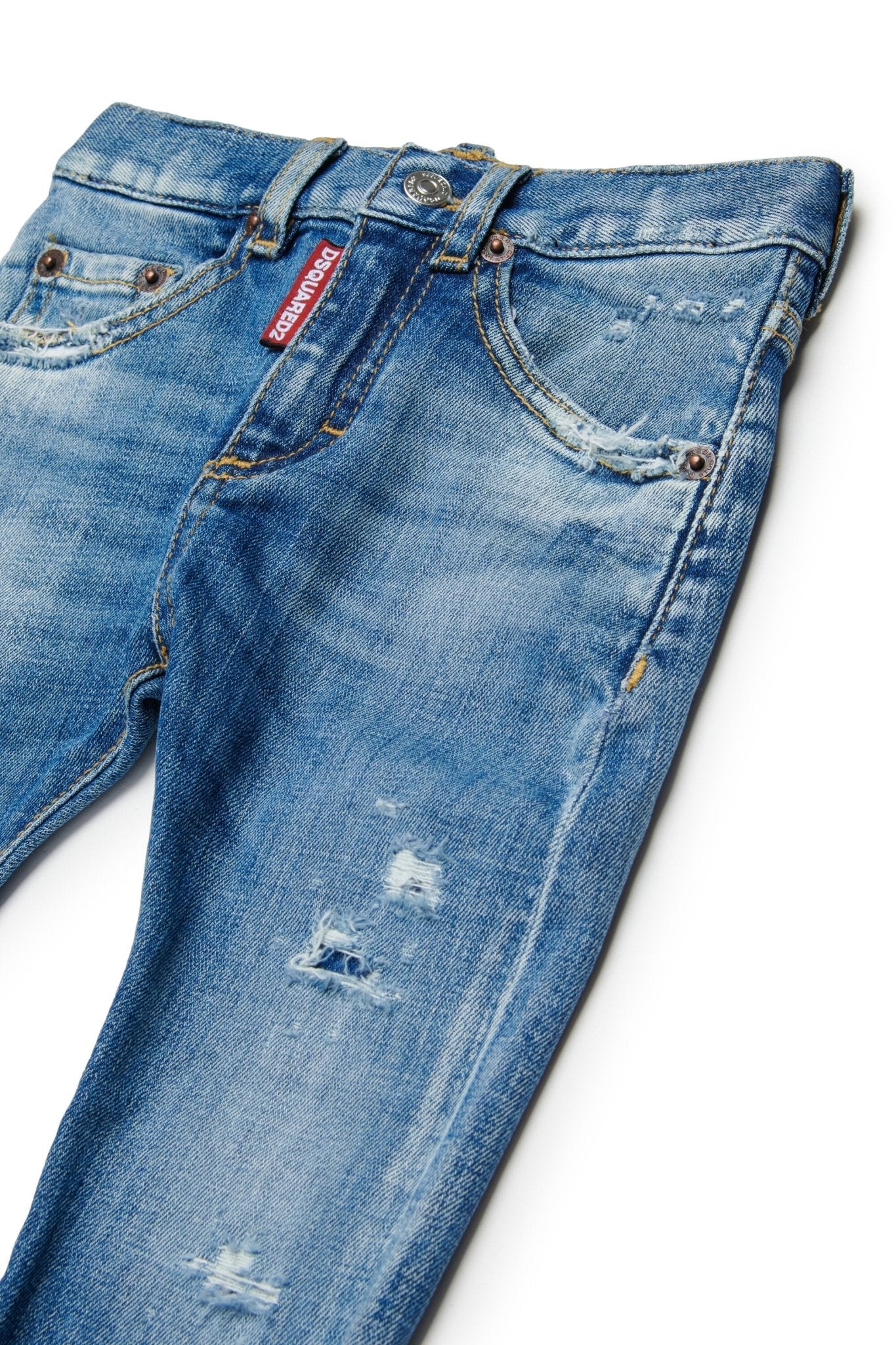 JEANS BLU CHIARO ELASTICIZZATO DSQUARED2 - Angel Luxury