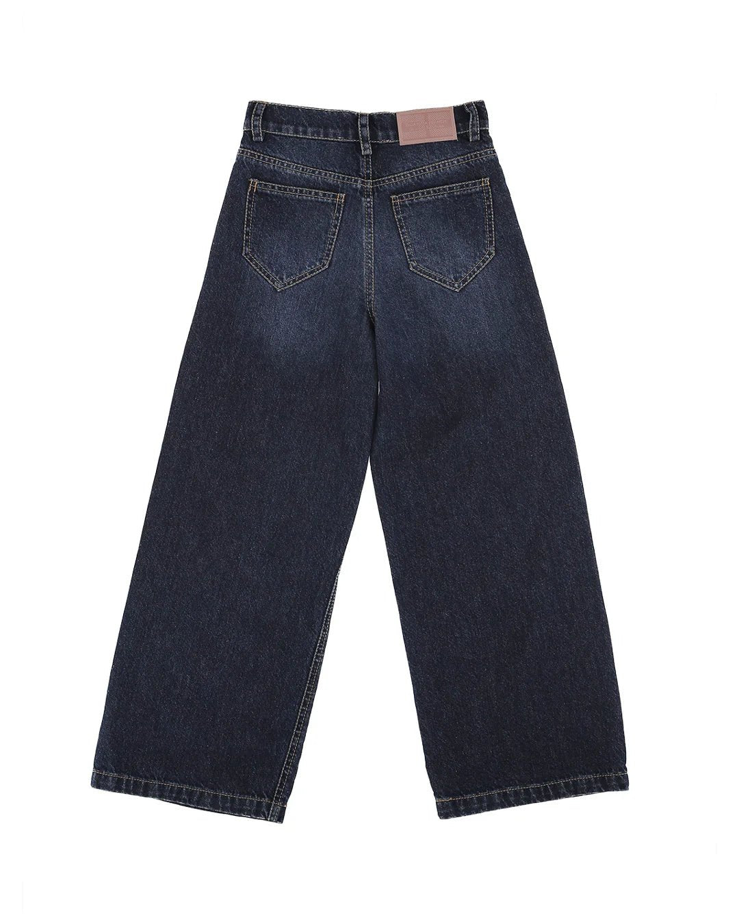 JEANS BLU SCURO CON IMPRONTA DOPPIA SFUMATA ELISABETTA FRANCHI - Angel Luxury