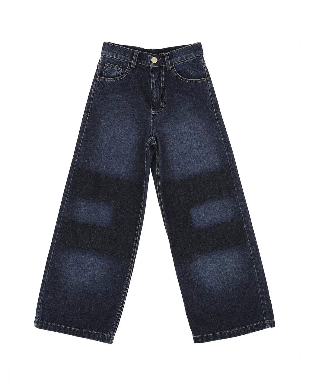 JEANS BLU SCURO CON IMPRONTA DOPPIA SFUMATA ELISABETTA FRANCHI - Angel Luxury