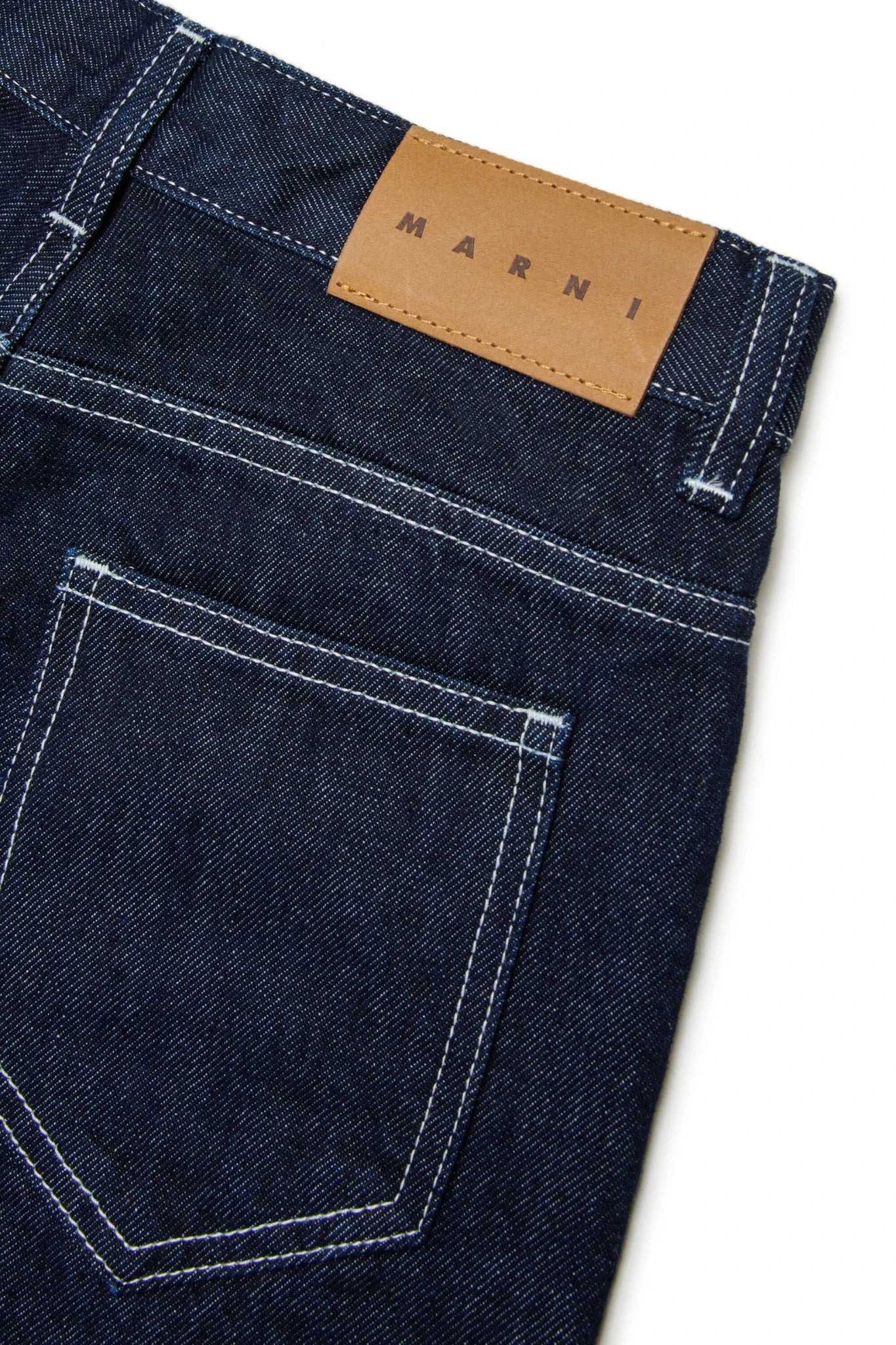 JEANS BLU SCURO CON LOGO MARNI - Angel Luxury