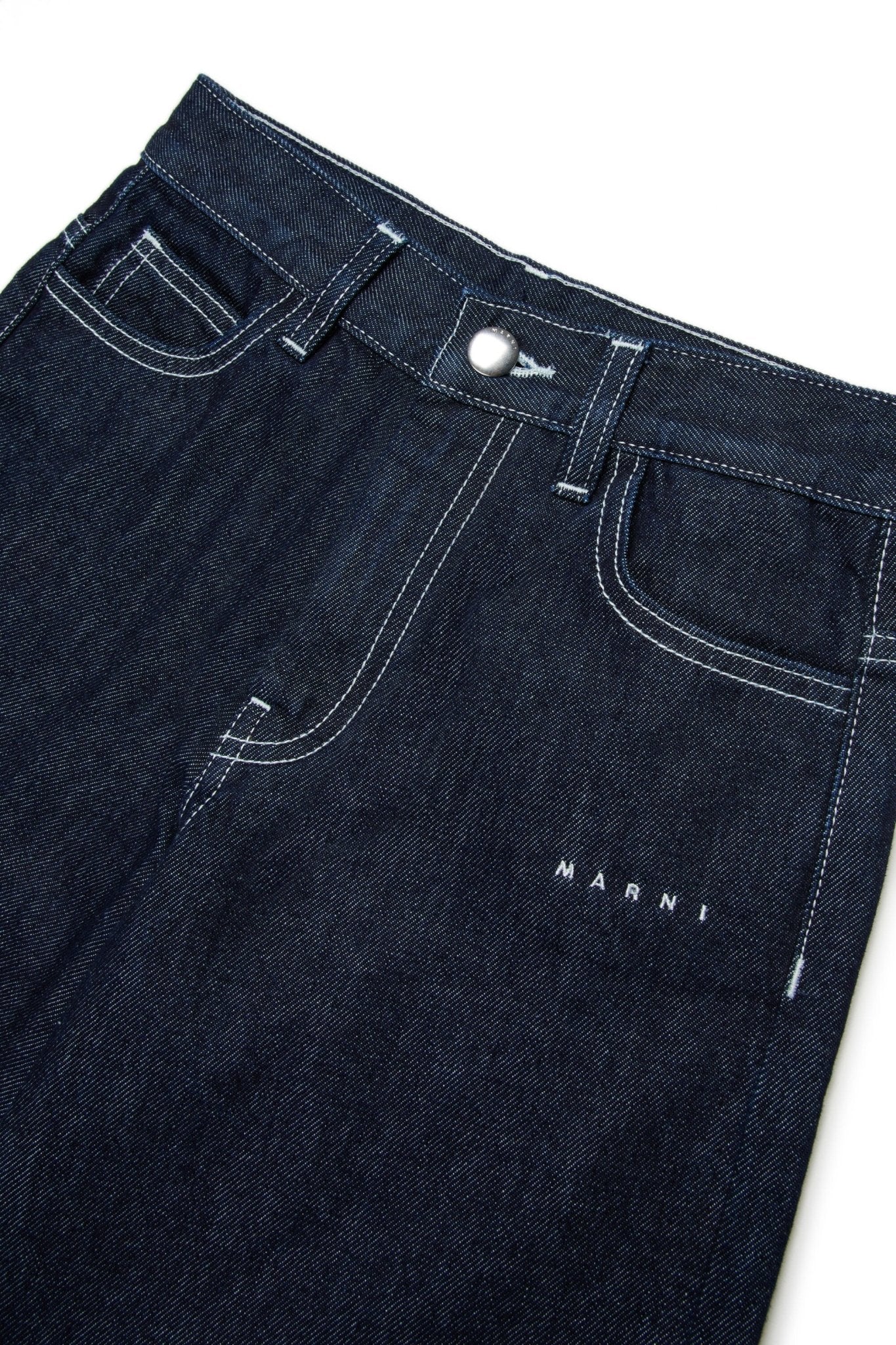 JEANS BLU SCURO CON LOGO MARNI - Angel Luxury