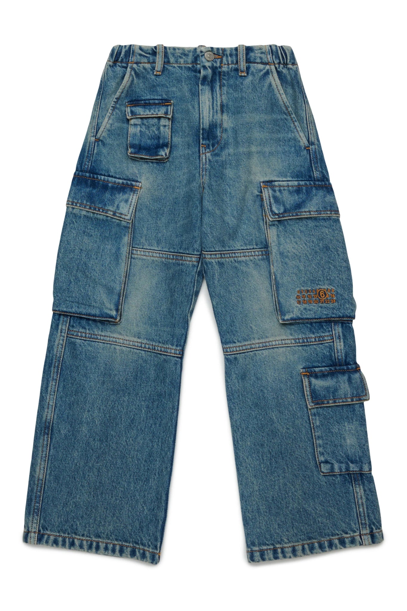 JEANS CARGO BLU MAISON MARGIELA - Angel Luxury