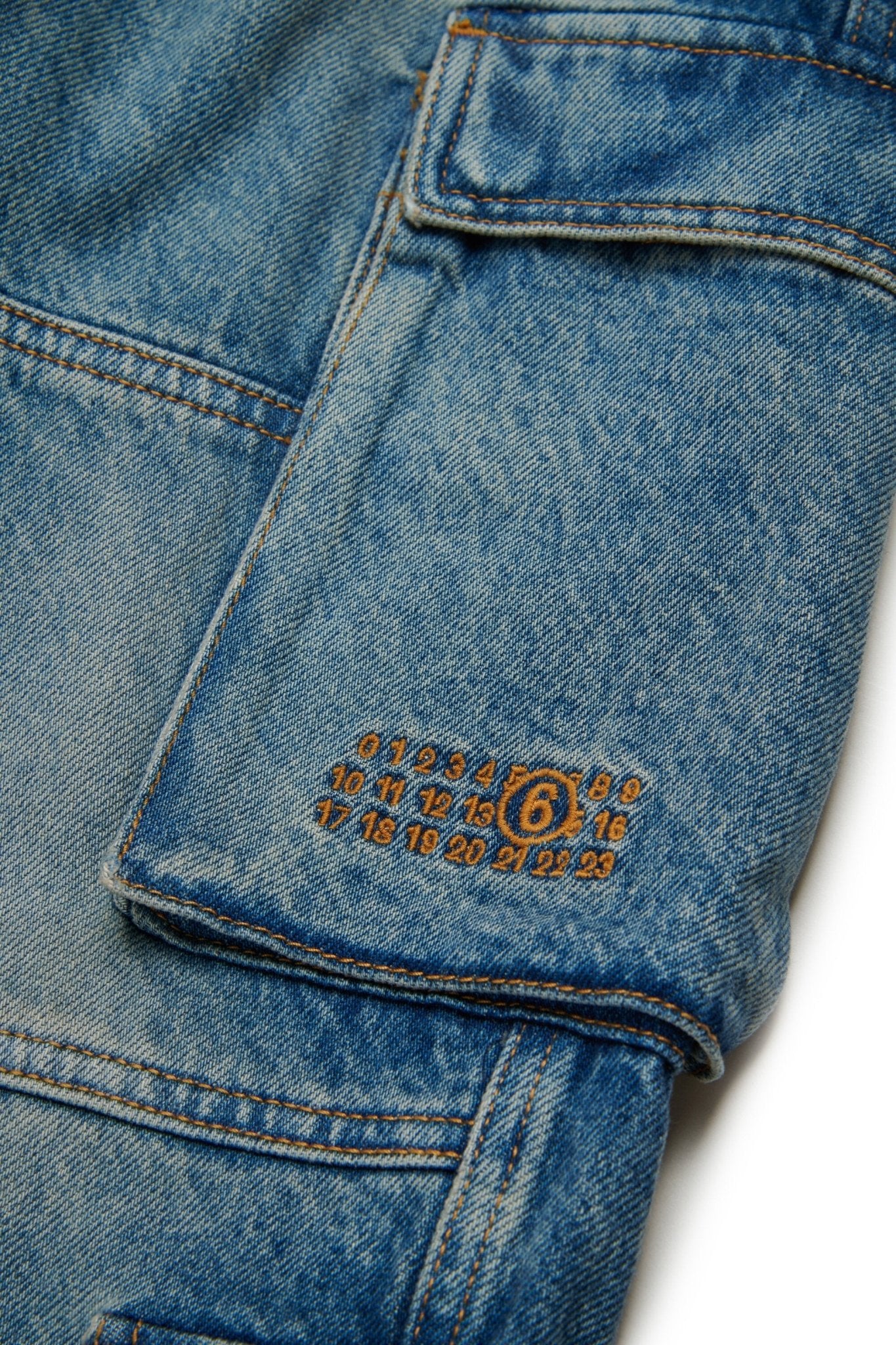 JEANS CARGO BLU MAISON MARGIELA - Angel Luxury