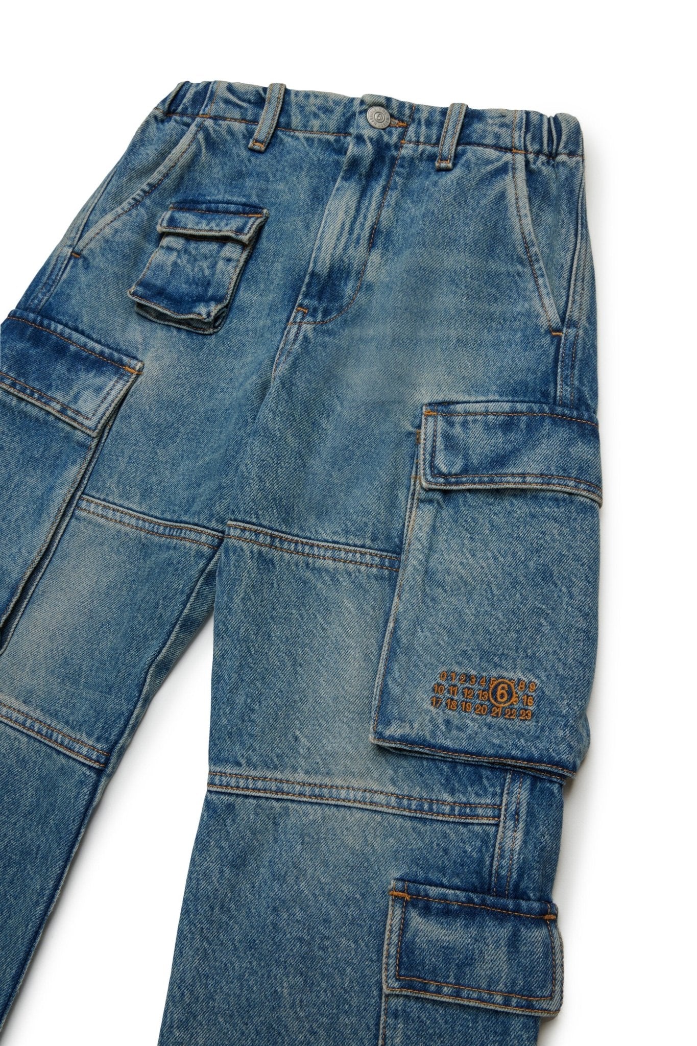 JEANS CARGO BLU MAISON MARGIELA - Angel Luxury