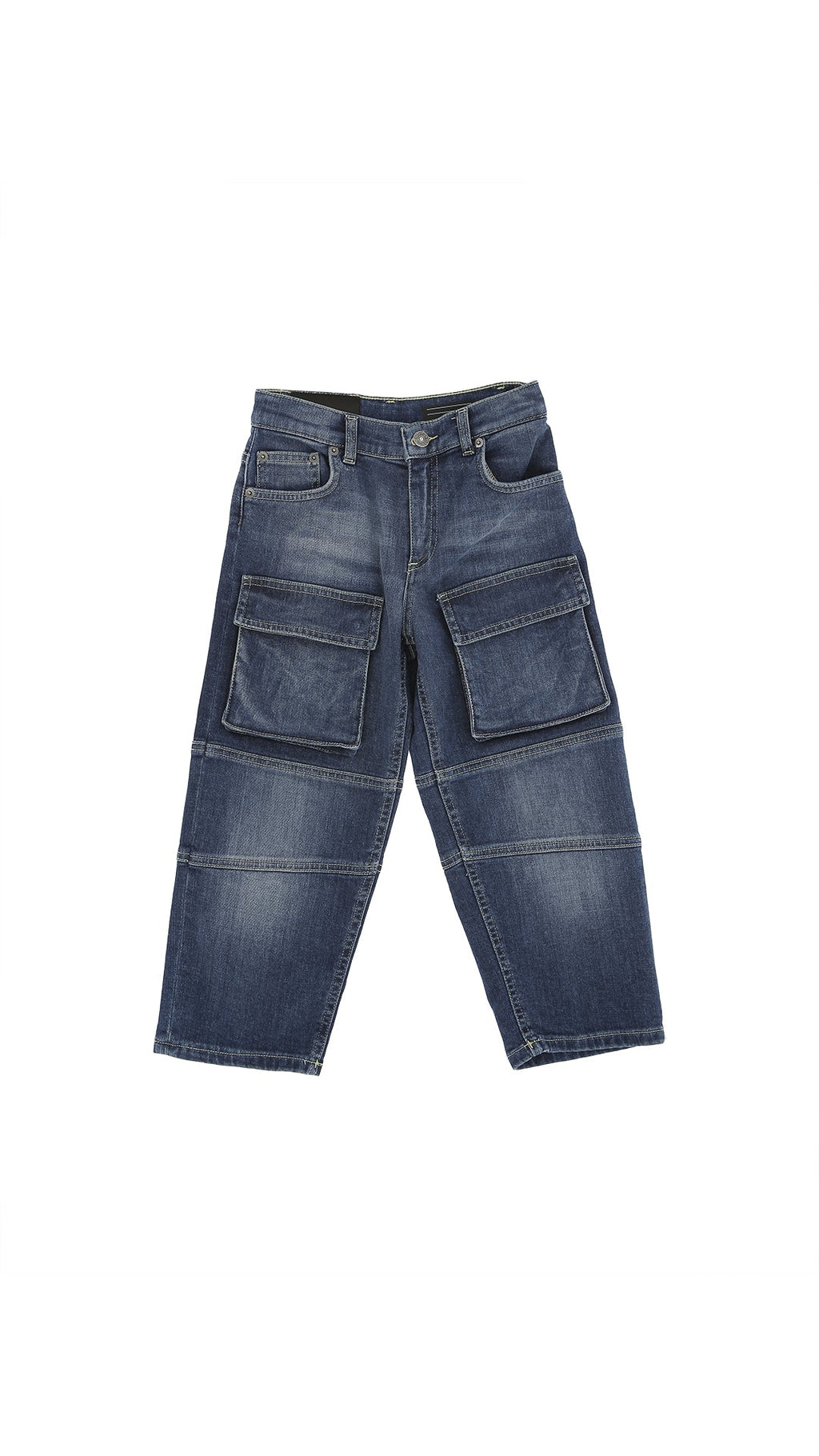 JEANS CARGO IN DENIM BLU DONDUP - Angel Luxury