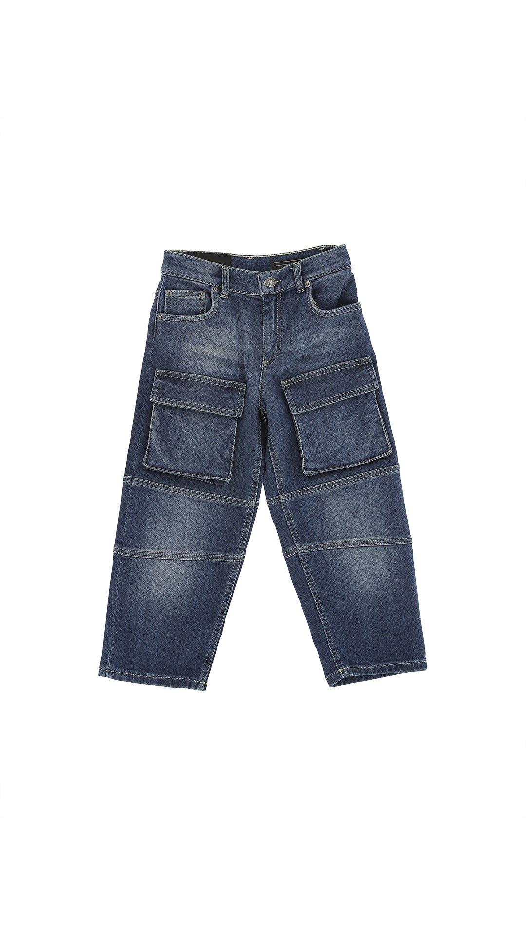 JEANS CARGO IN DENIM BLU DONDUP - Angel Luxury