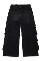 JEANS CARGO NERO DIESEL - Angel Luxury