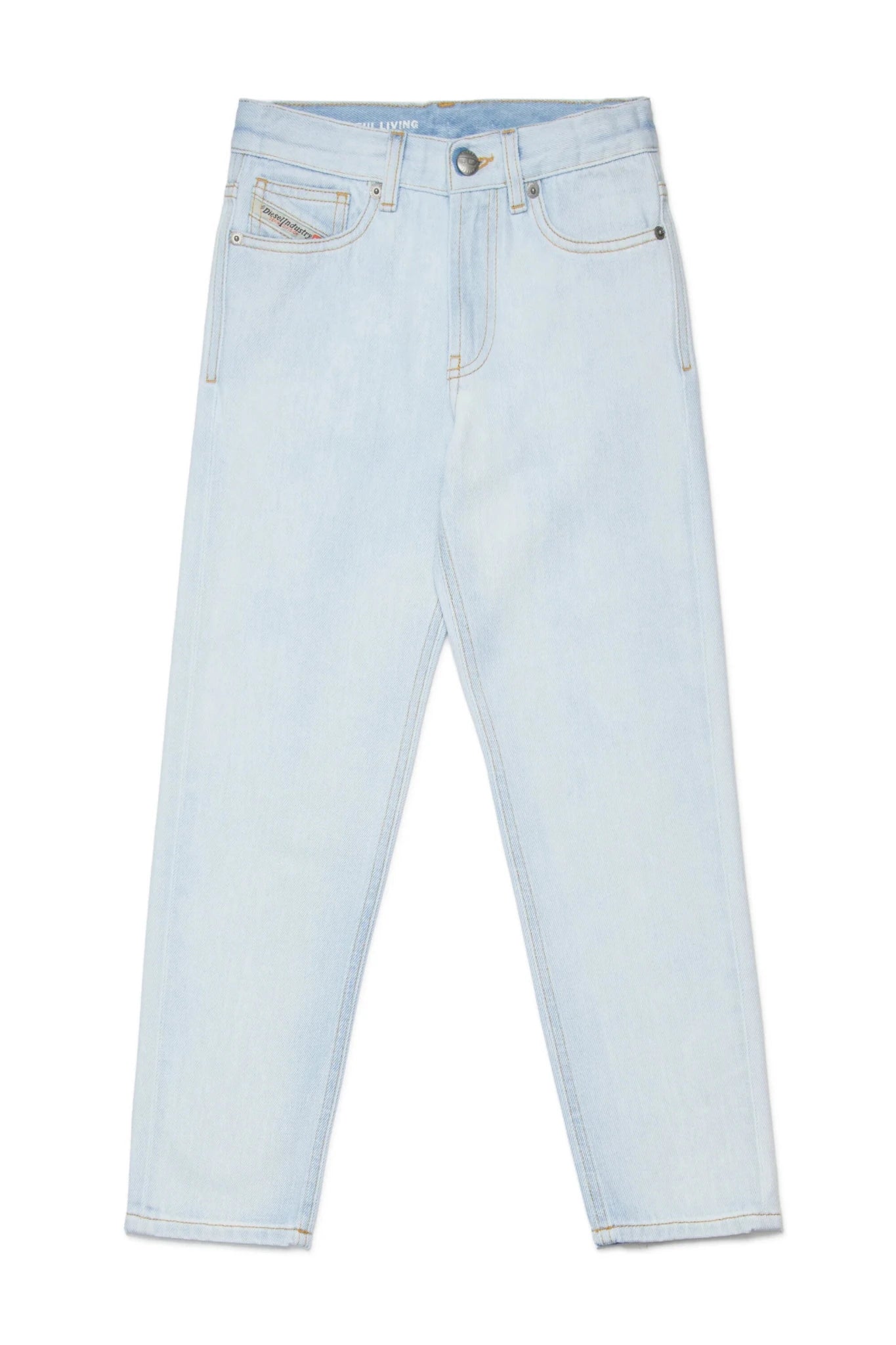 JEANS CHIARO CON TAGLIO DRITTO CON LOGO DIESEL - Angel Luxury
