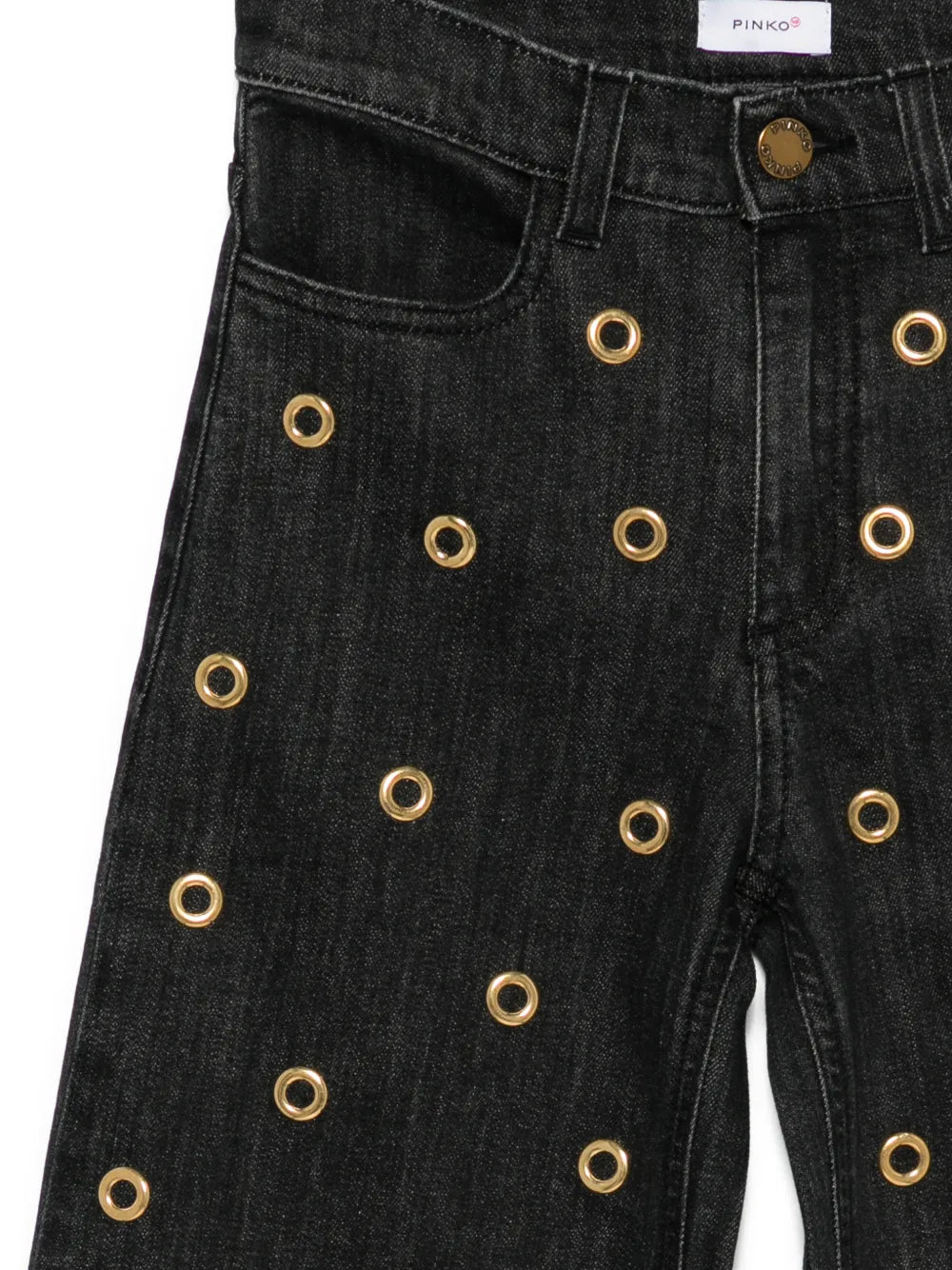 JEANS CON APPLICAZZIONI ORO PINKO - Angel Luxury