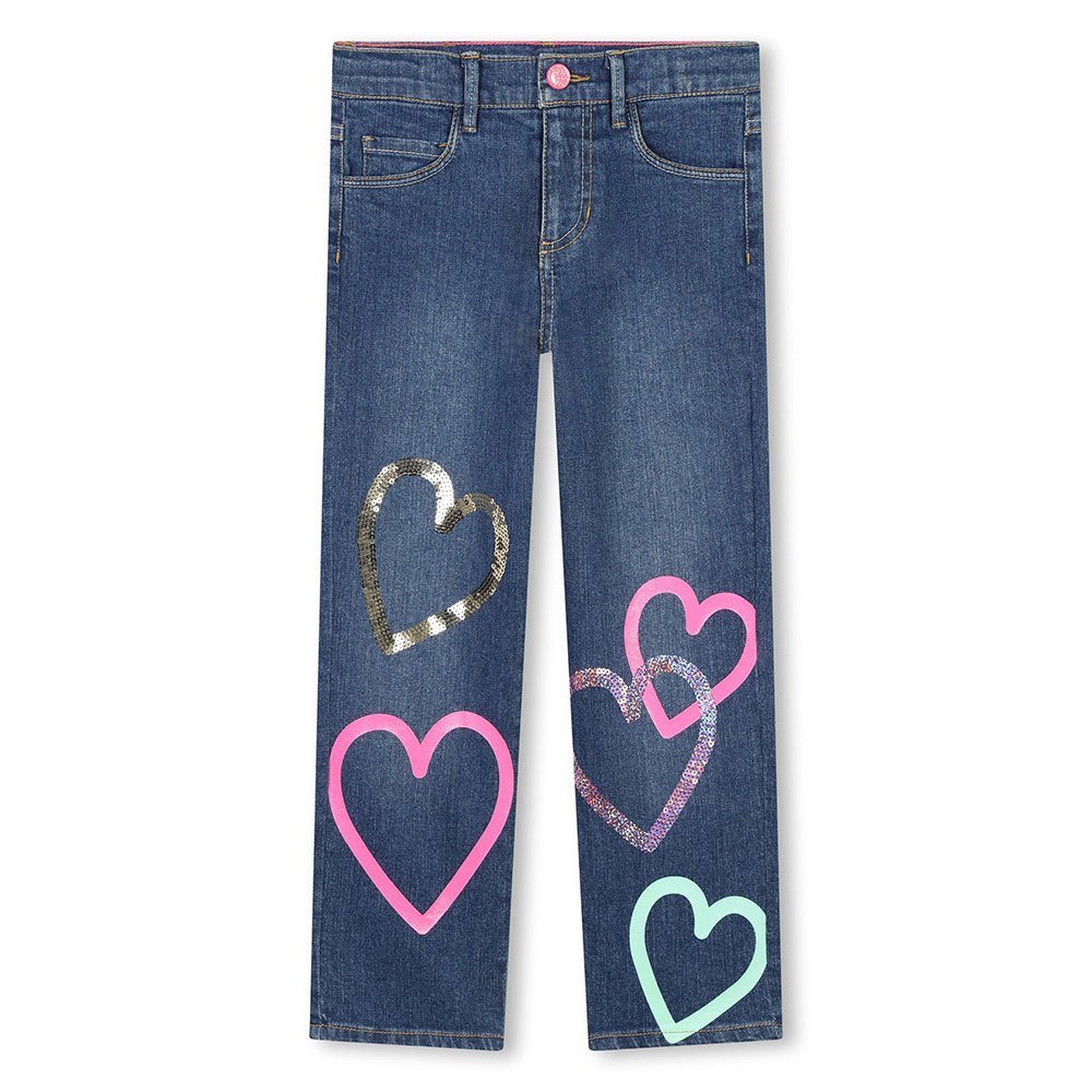 JEANS CON STAMPA BILLIEBLUSH - Angel Luxury