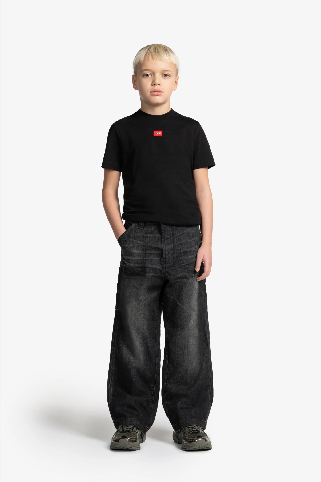 JEANS D - BART DENIM NERO DIESEL - Angel Luxury