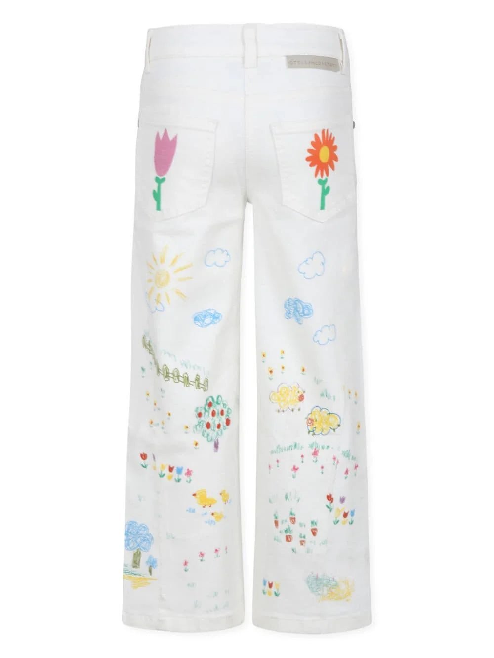 JEANS DIRITTI A FIORI STELLA MCCARTNEY - Angel Luxury