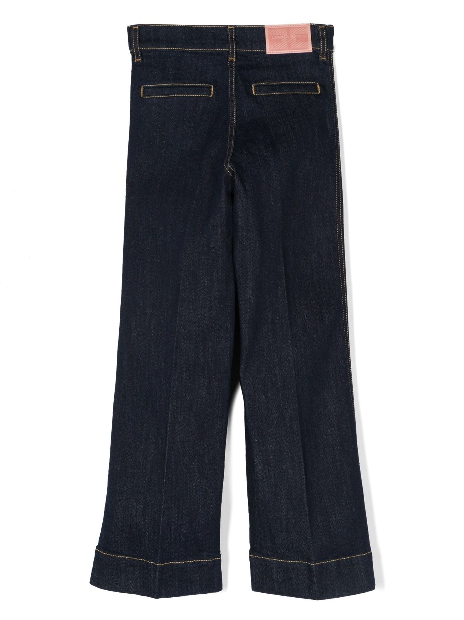 JEANS IN DENIM BLUE ELISABETTA FRANCHI - Angel Luxury