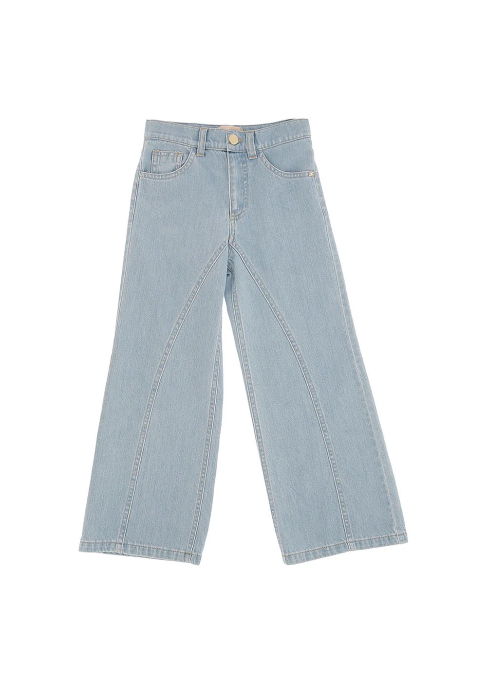 JEANS IN DENIM CHIARO ELISABETTA FRANCHI - Angel Luxury