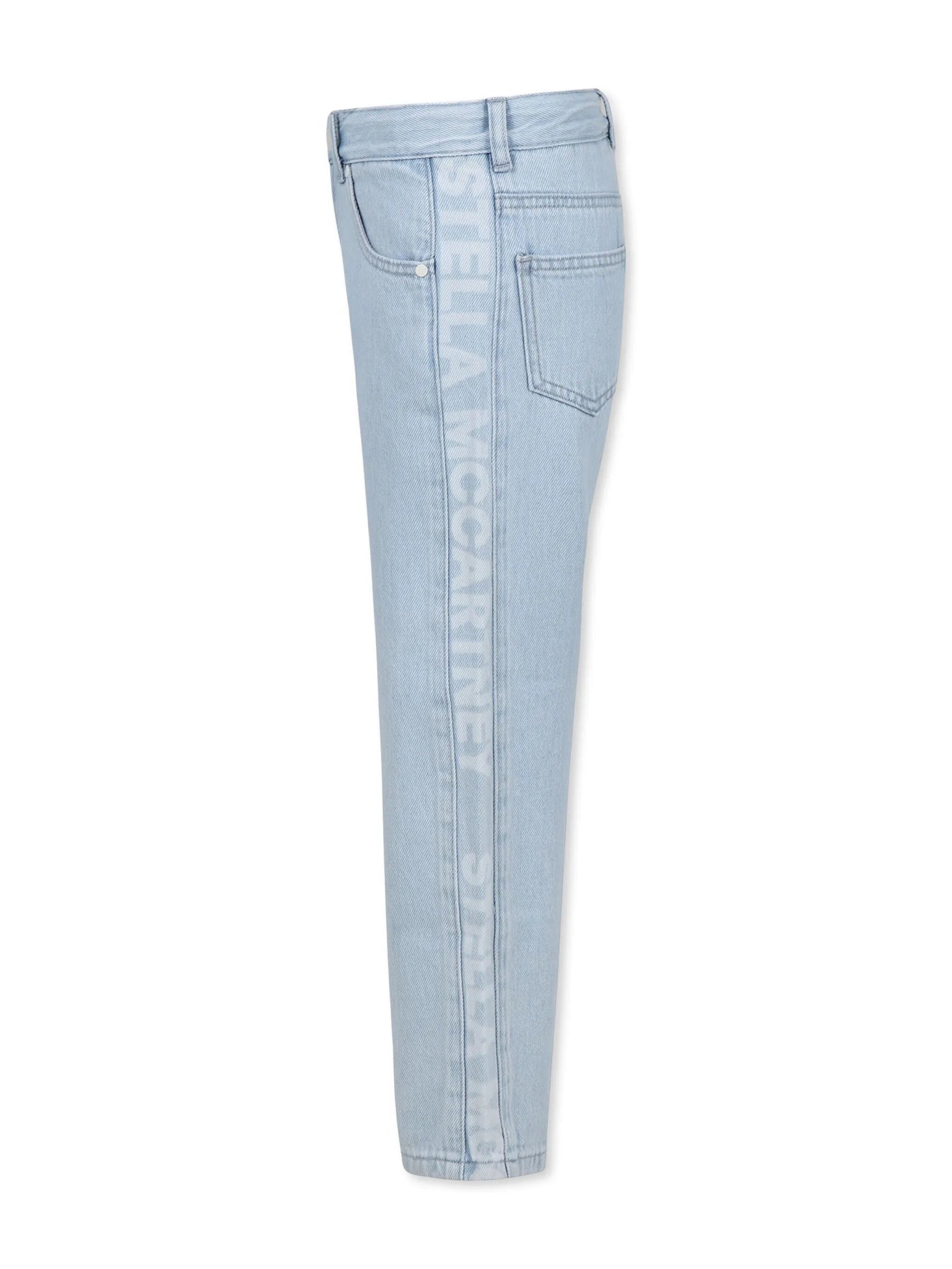 JEANS IN DENIM CHIARO LOGATO STELLA MCCARTNEY - Angel Luxury