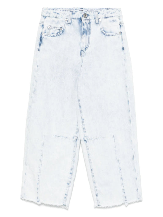 JEANS IN DENIM CHIARO MSGM - Angel Luxury
