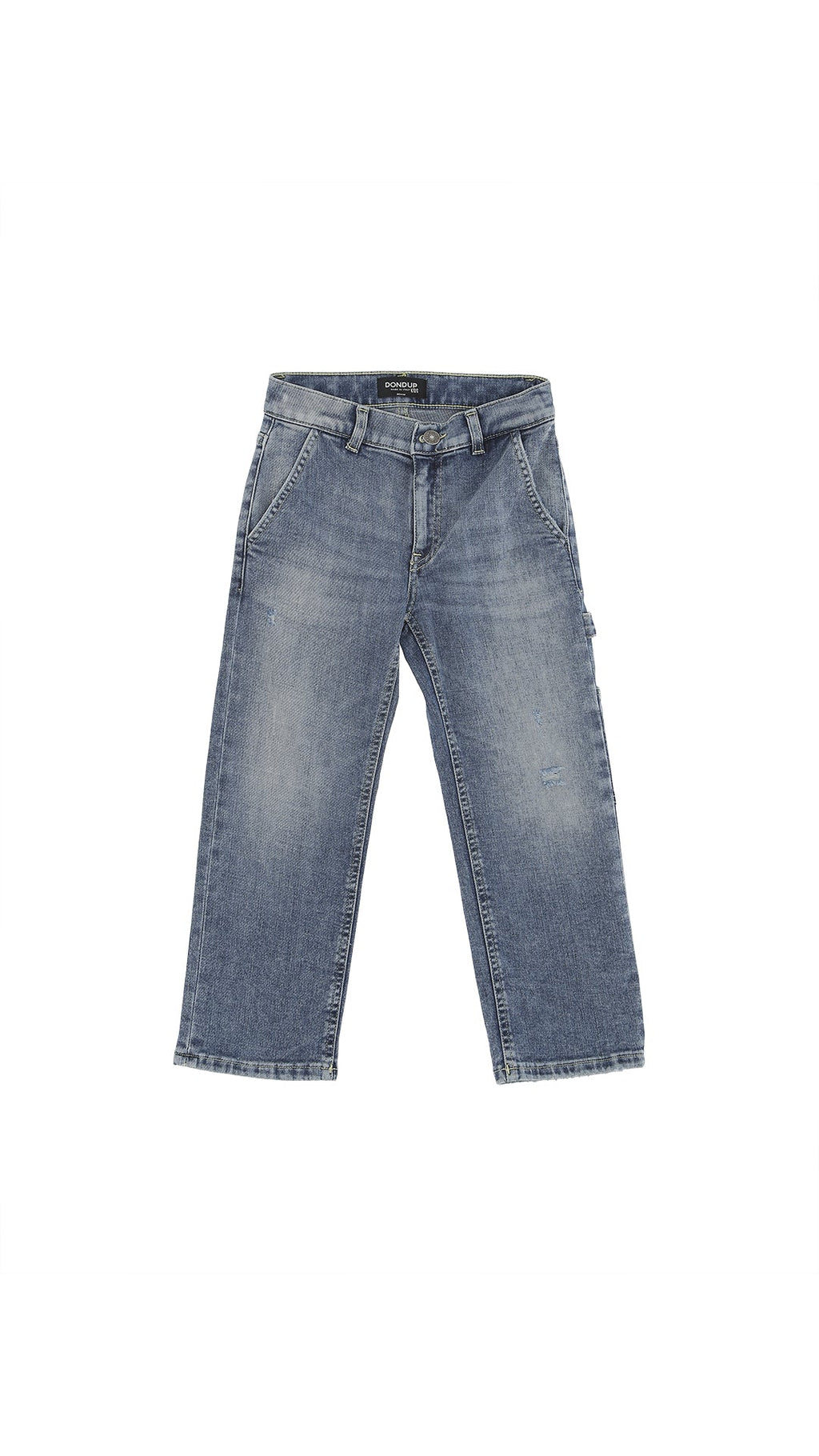 JEANS IN DENIM CON MINITASCHINO SULLA GAMBA DONDUP - Angel Luxury