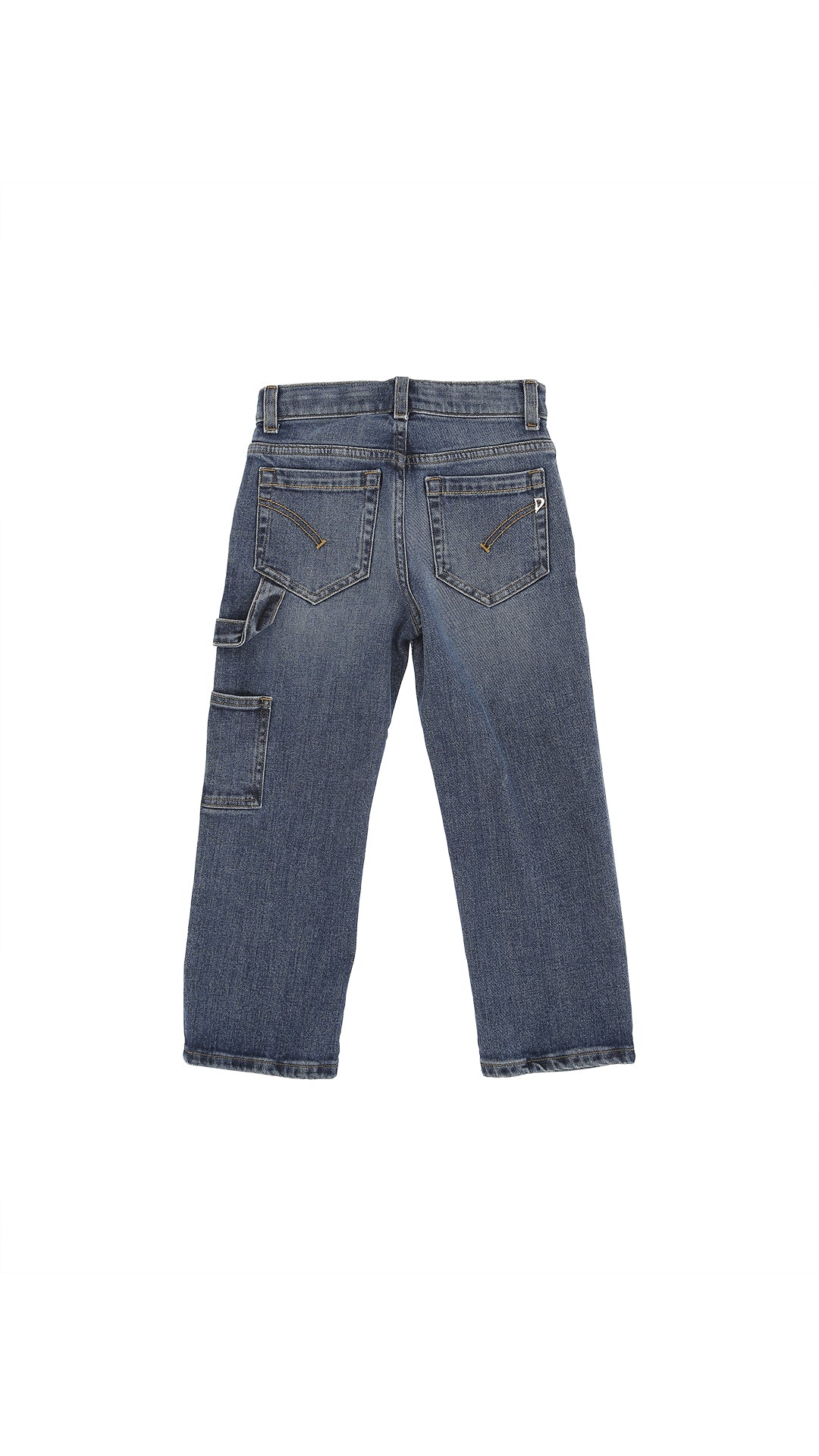 JEANS IN DENIM CON MINITASCHINO SULLA GAMBA DONDUP - Angel Luxury