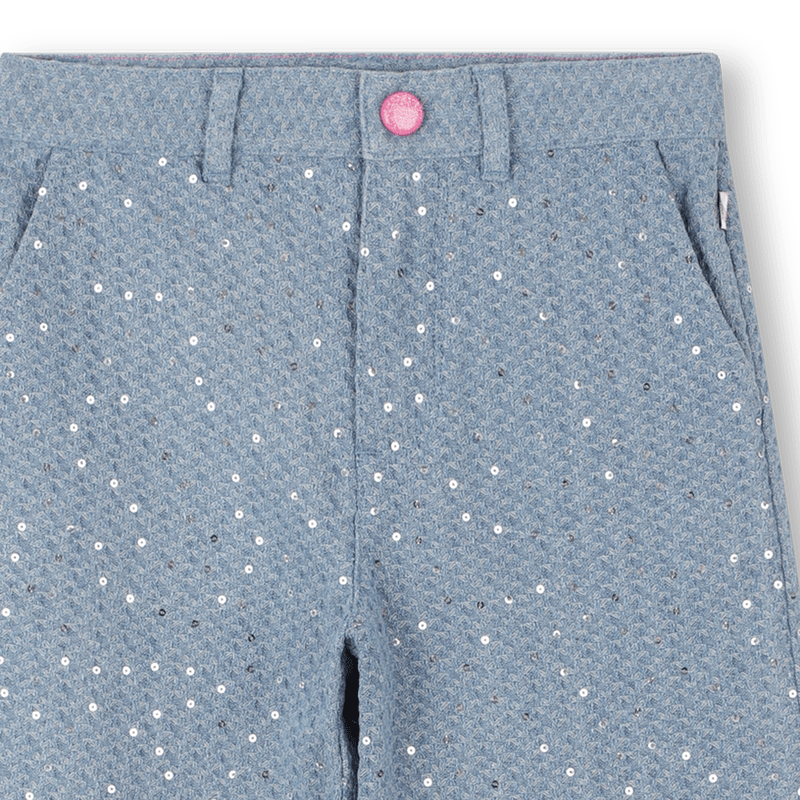 JEANS IN DENIM CON PAILLETTES BILLIEBLUSH - Angel Luxury