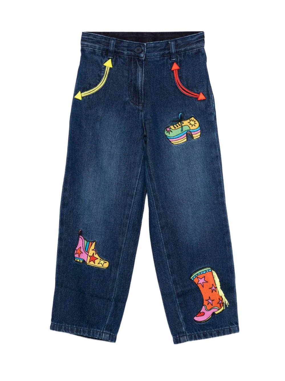 JEANS IN DENIM CON RICAMI STELLA MCCARTNEY - Angel Luxury