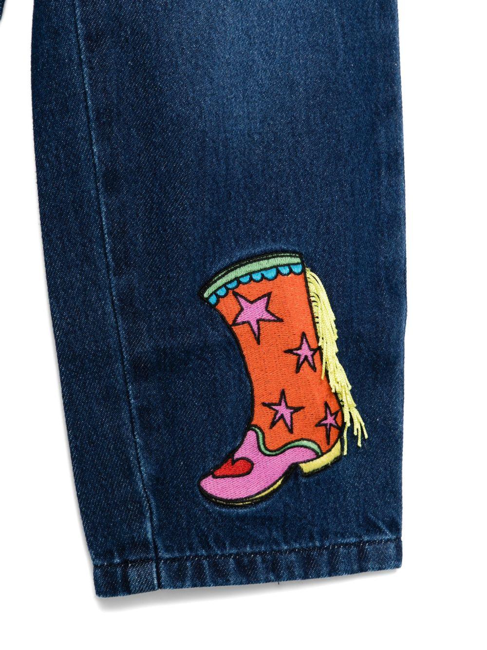 JEANS IN DENIM CON RICAMI STELLA MCCARTNEY - Angel Luxury