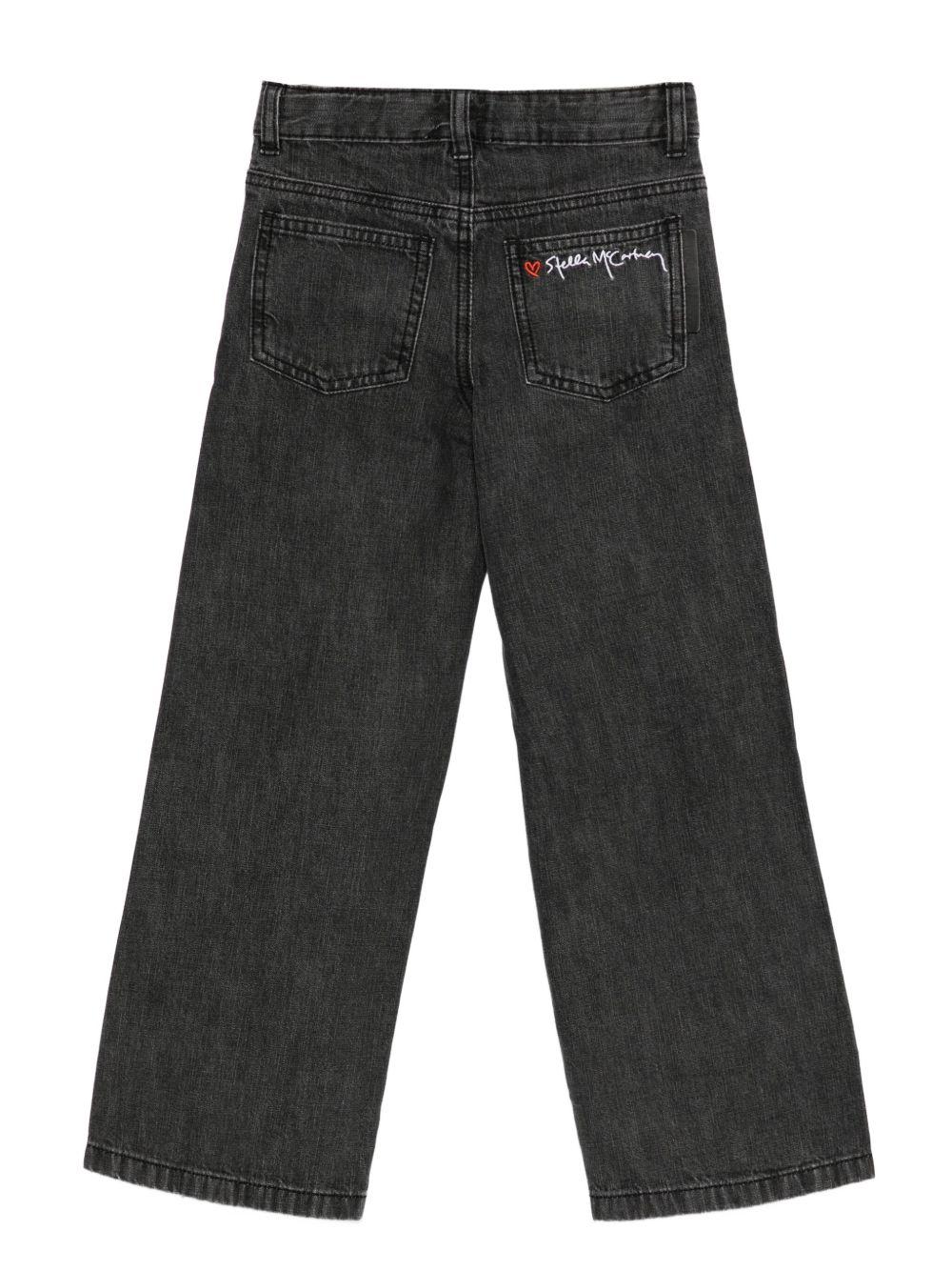 JEANS NERO CON BOTTONI STELLA MCCARTNEY - Angel Luxury