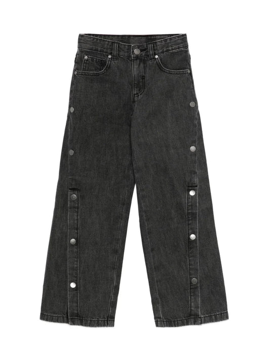 JEANS NERO CON BOTTONI STELLA MCCARTNEY - Angel Luxury