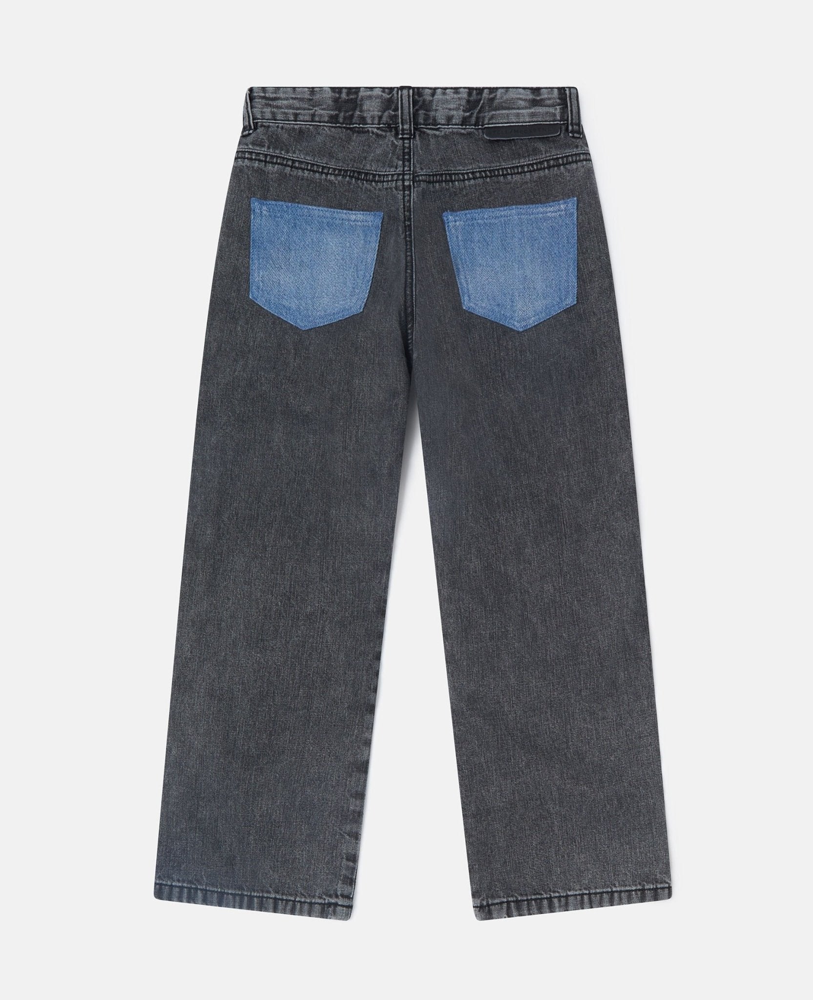 JEANS NERO CONTRASTO IN DENIM BLU STELLA MCCARTNEY - Angel Luxury