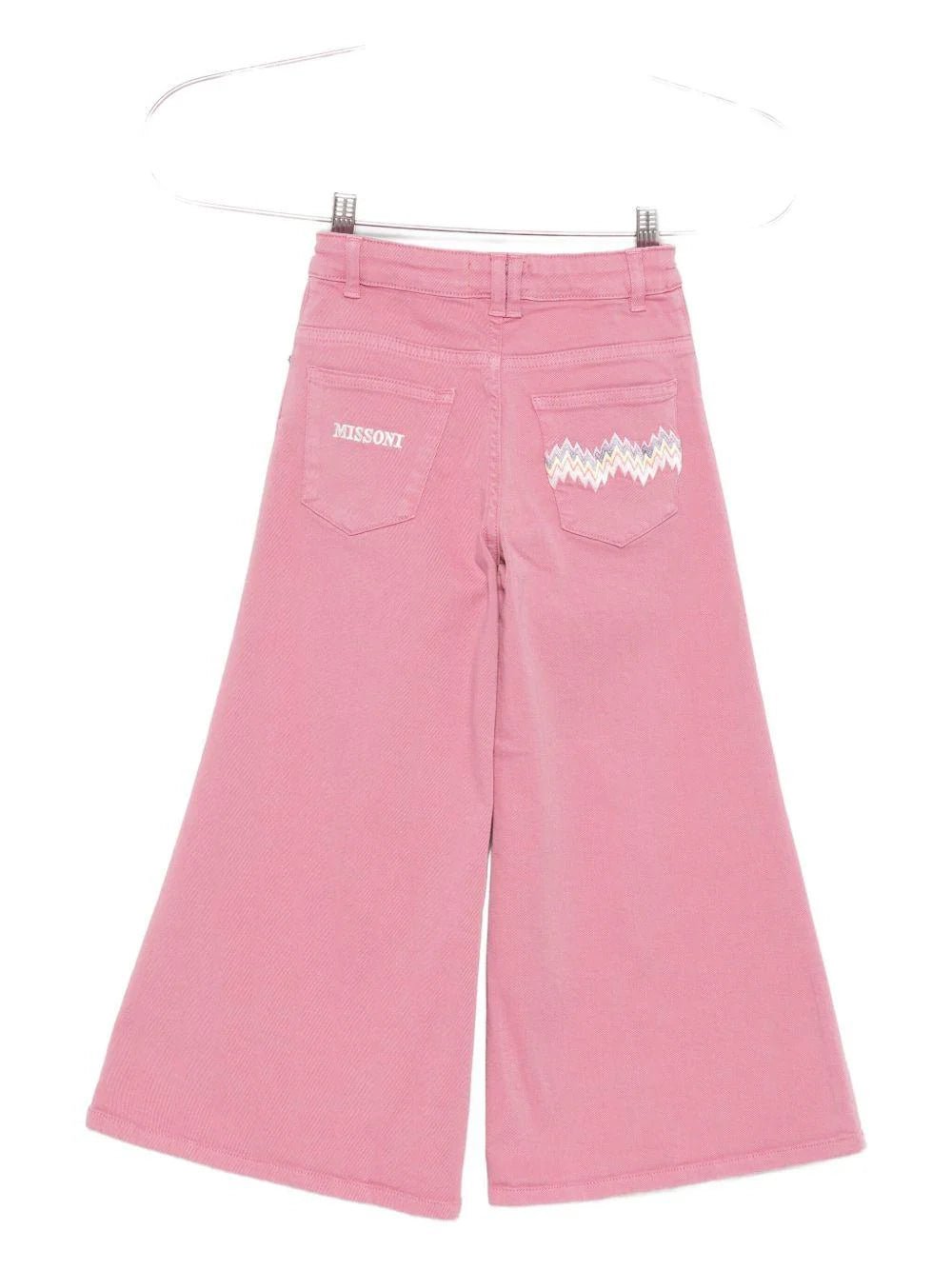 JEANS ROSA CON LOGO POSTERIORE MISSONI - Angel Luxury