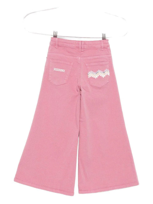 JEANS ROSA CON LOGO POSTERIORE MISSONI - Angel Luxury